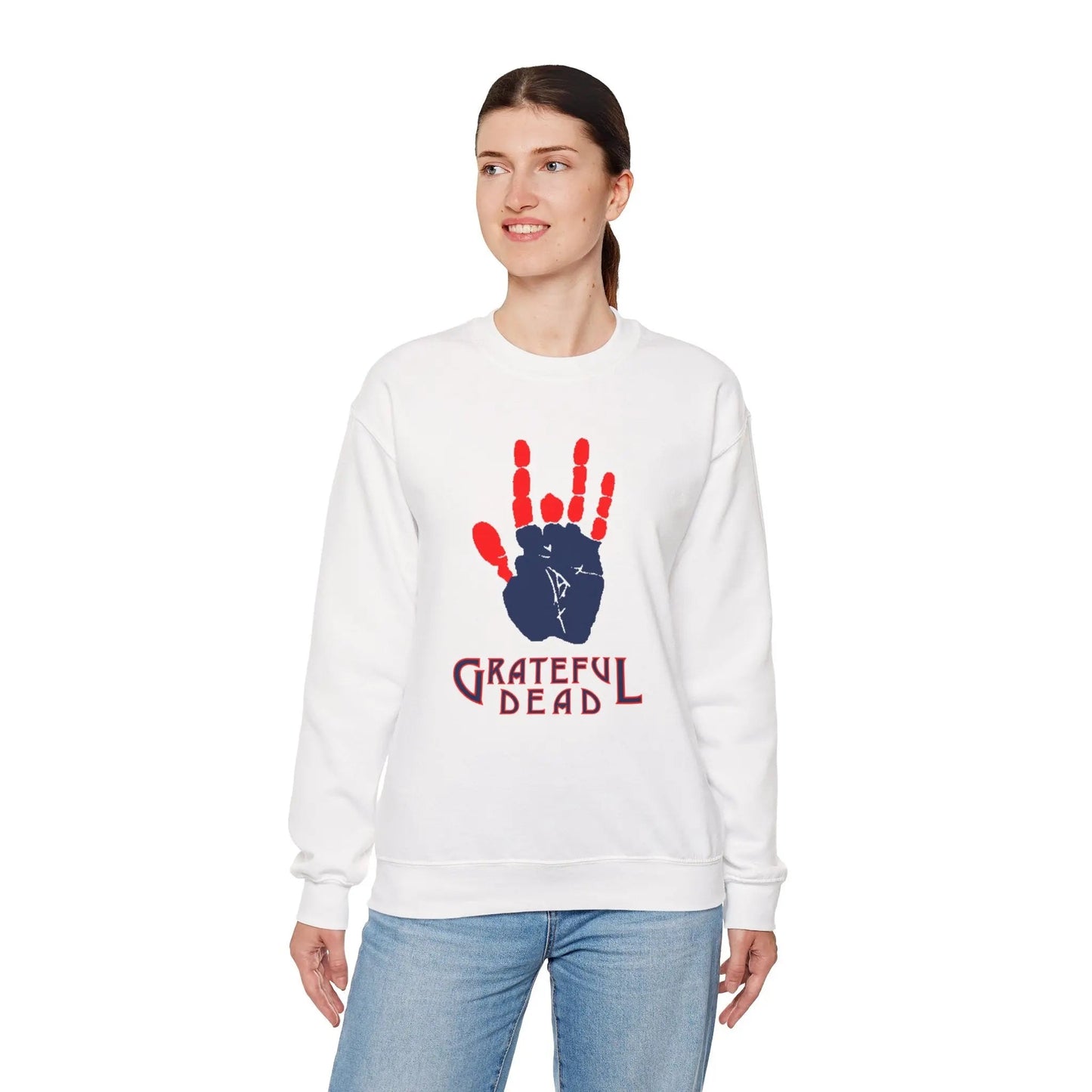 Jarry's Hand | Life is dead. Crewneck Sweatshirt