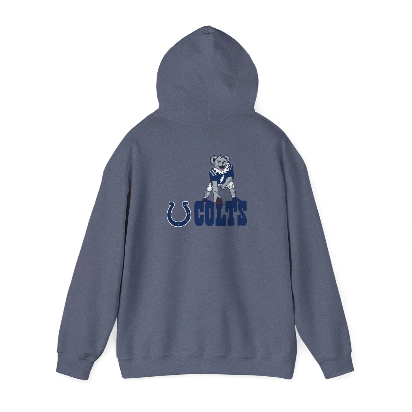 Indianapolis Colts Dancing Bear Unisex Hoodie Two-Sided The Gridiron Collection