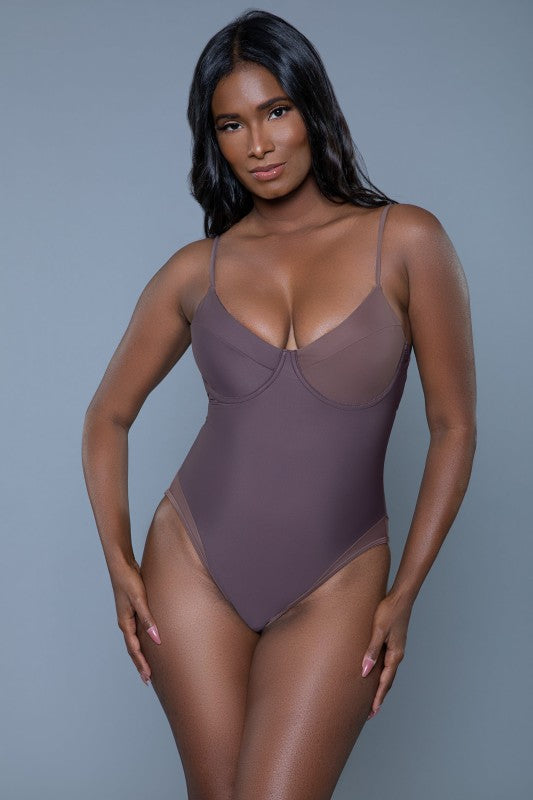 Charlotte Color Block One Piece Swimsuit