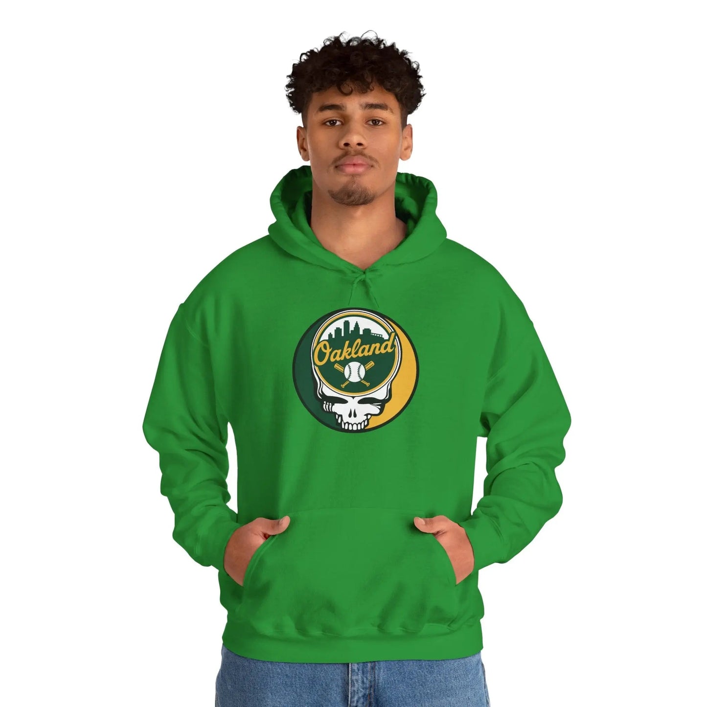 Grateful Dead Oakland Baseball Edition Unisex Heavy Blend Hoodie MLB