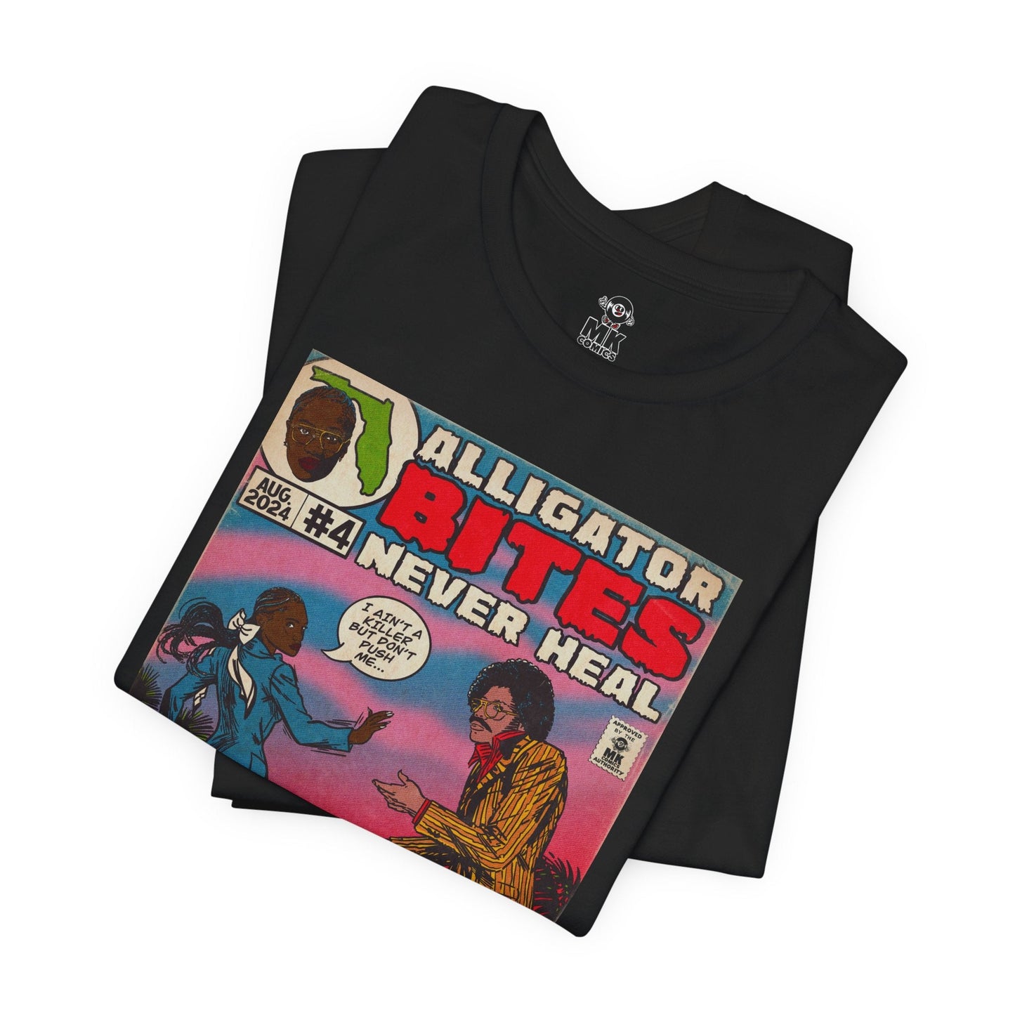 Denial is a River - Alligator Bites Unisex Jersey Short Sleeve Tee
