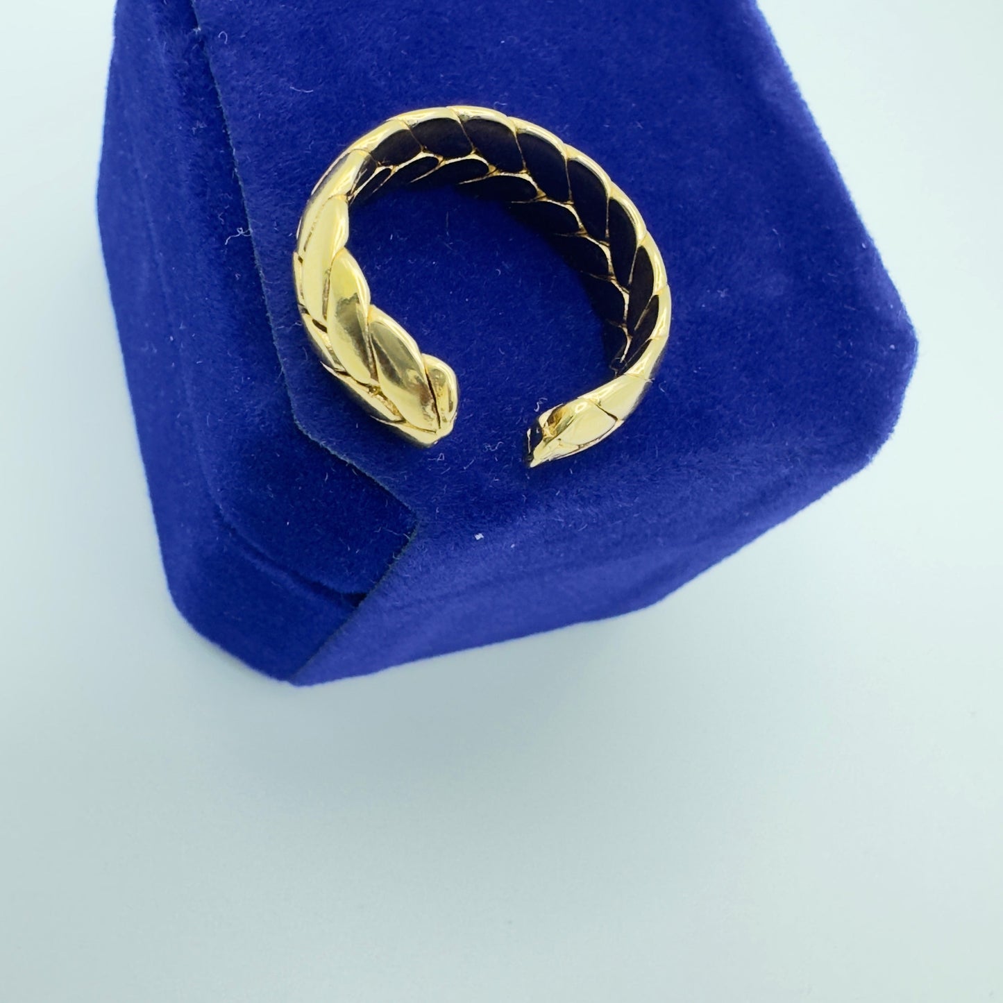 Hypoallergenic Gold Plated Cuban Ring Nickel Free Stainless Steel Jewelry