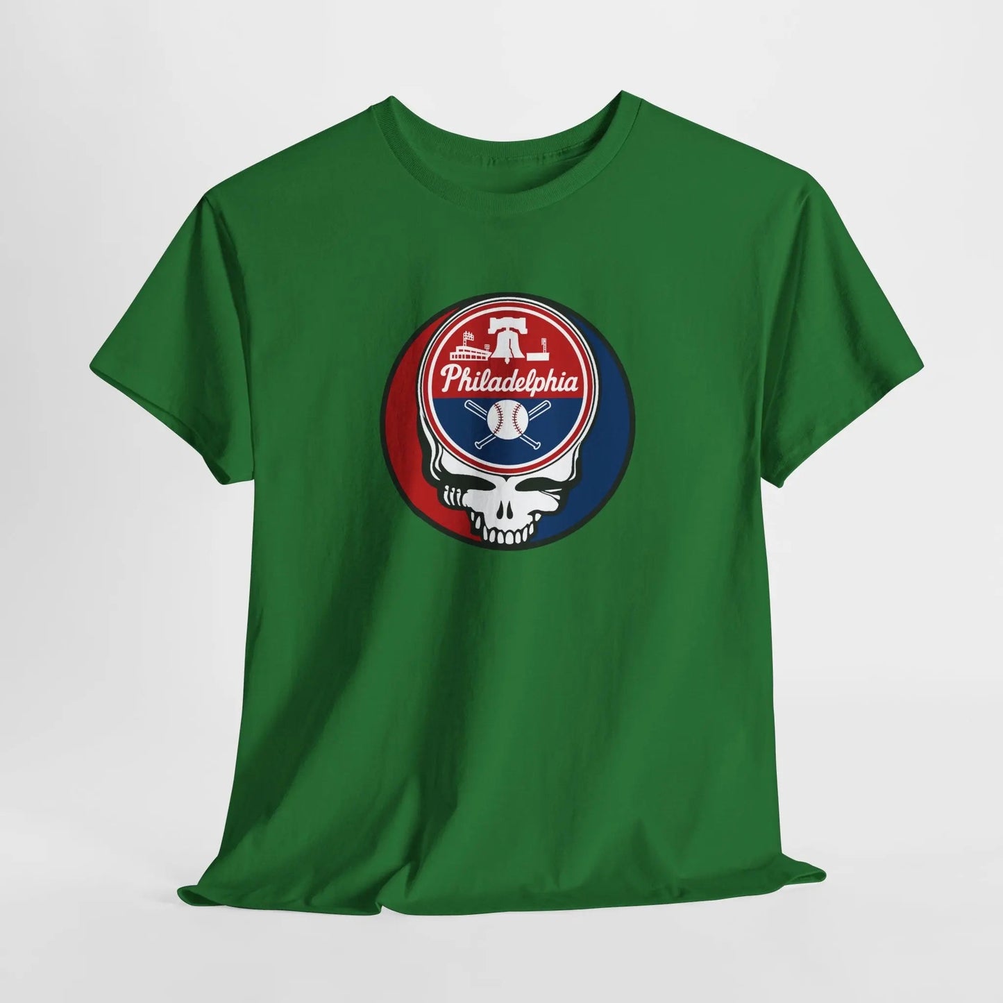 Philadelphia Phillies Grateful Dead Steal Your Face T-Shirt Ballpark Collection MLB