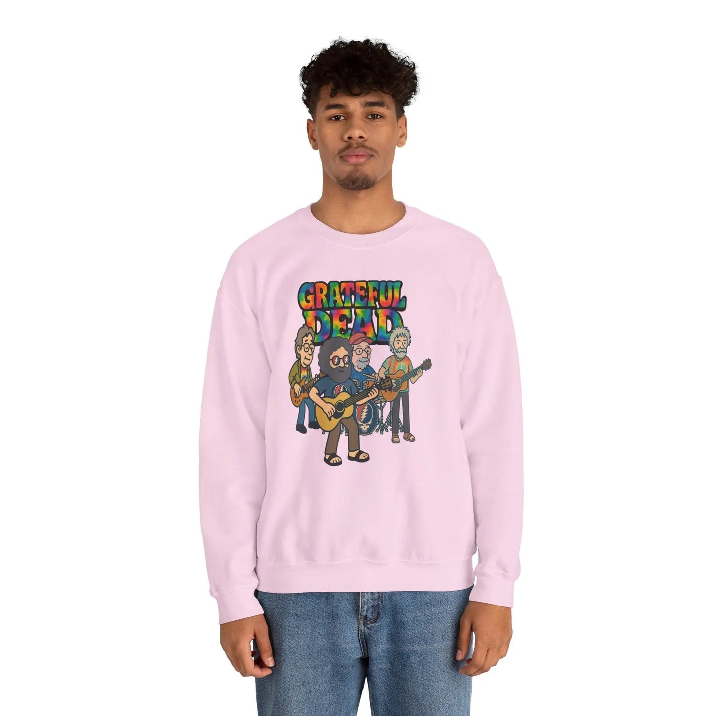 Life is dead. Crewneck Sweatshirt Heavy Blend Unisex Jerry and The Band