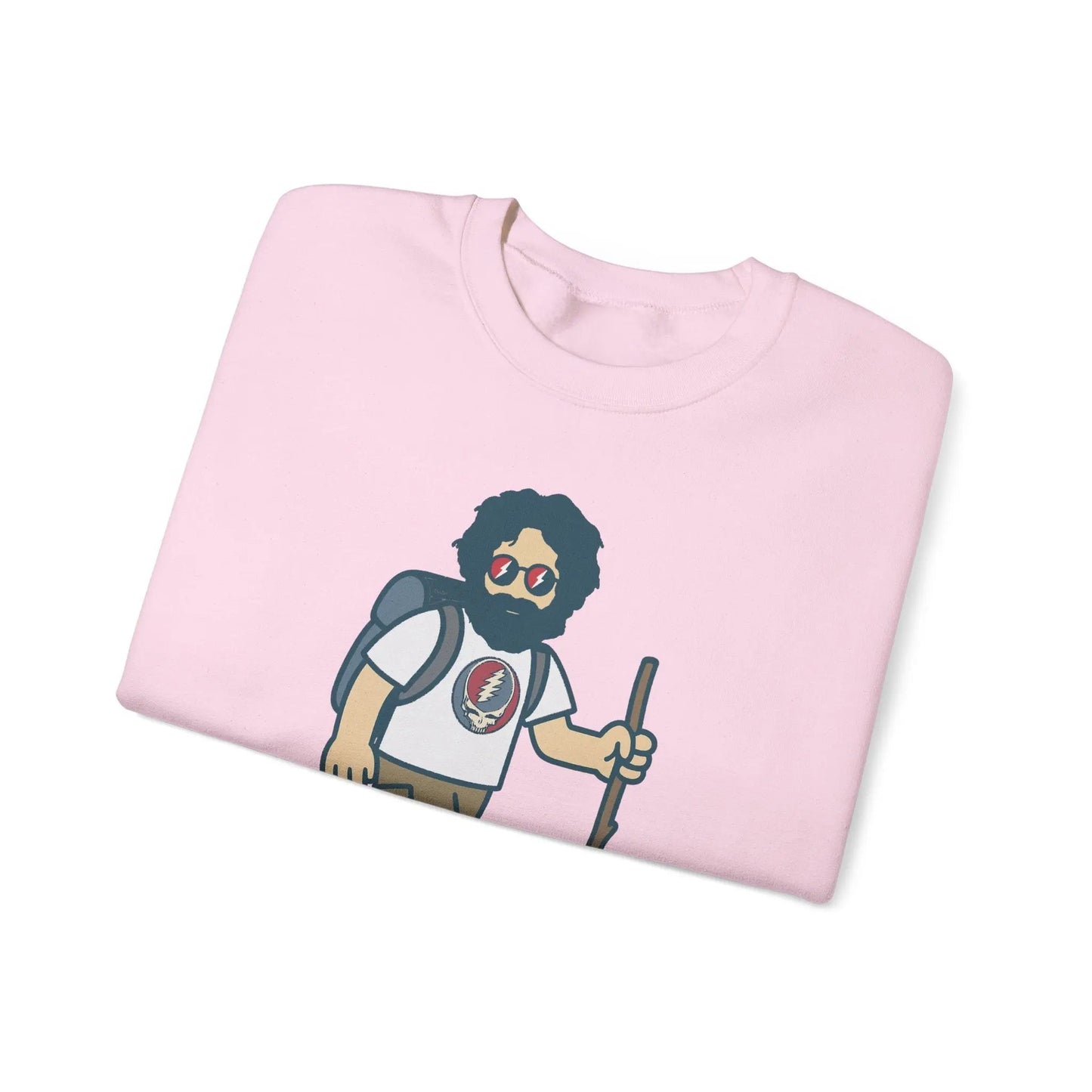 Life is dead. Crewneck Sweatshirt Unisex Heavy Blend Hikin' Jerry