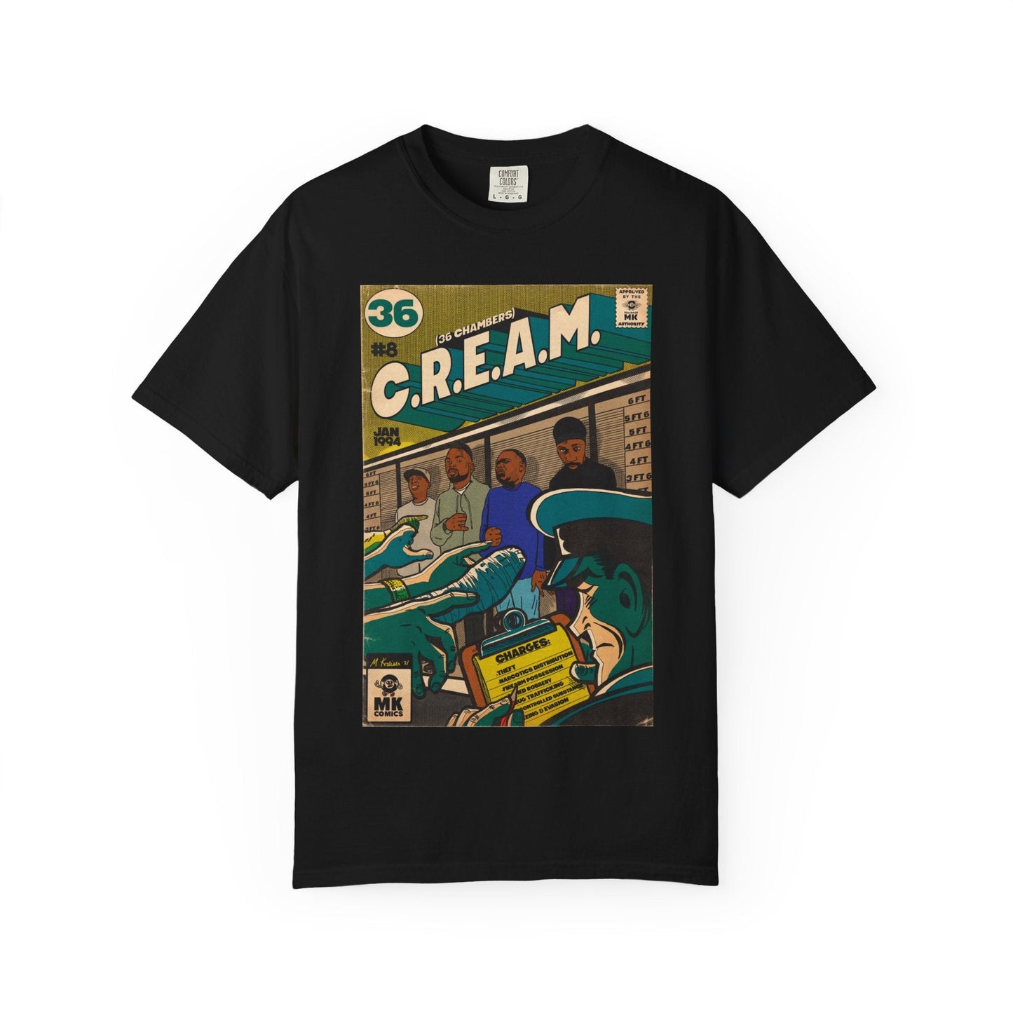 C.R.E.A.M Unisex Comfort Colors T-shirt Ring-Spun Cotton