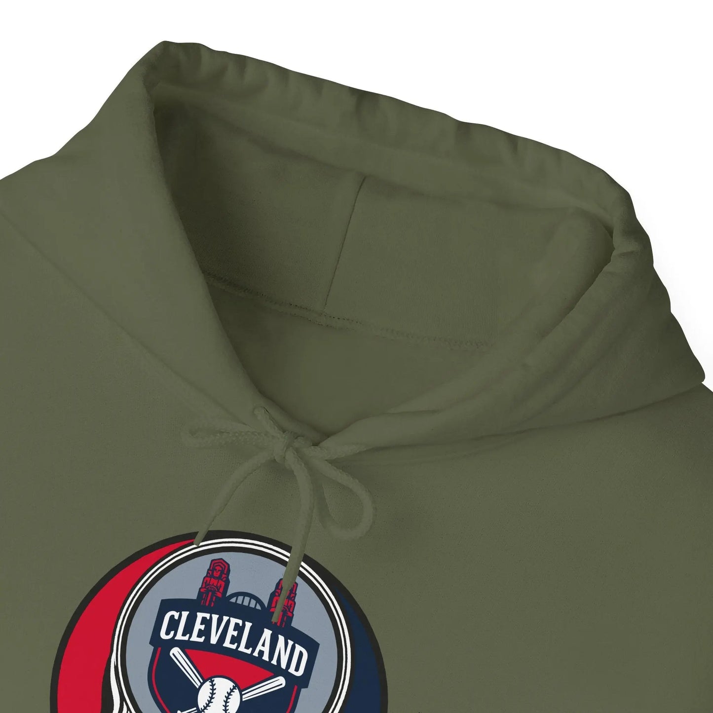 Grateful Dead Unisex Heavy Blend Hoodie Cleveland Baseball Edition The Ballpark Collection