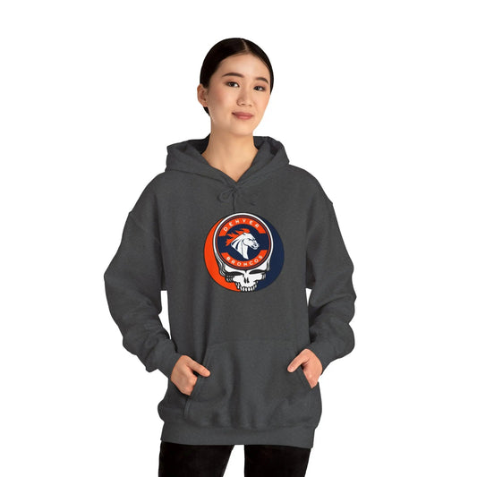 Denver Broncos Grateful Dead Hooded Sweatshirt The Gridiron Collection