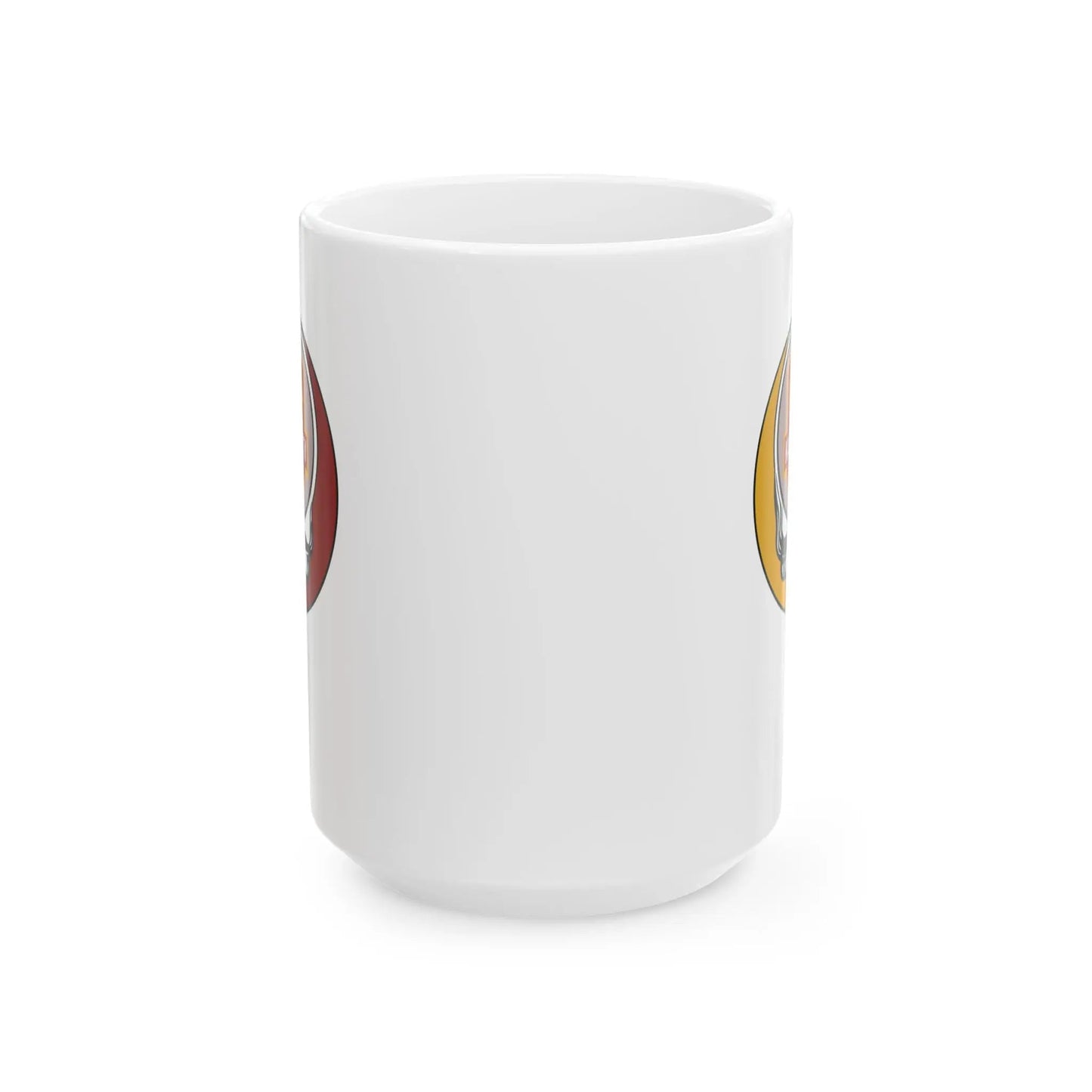 Kansas City Chiefs Stealie Ceramic Coffee Mug Durable White Ceramic NFL