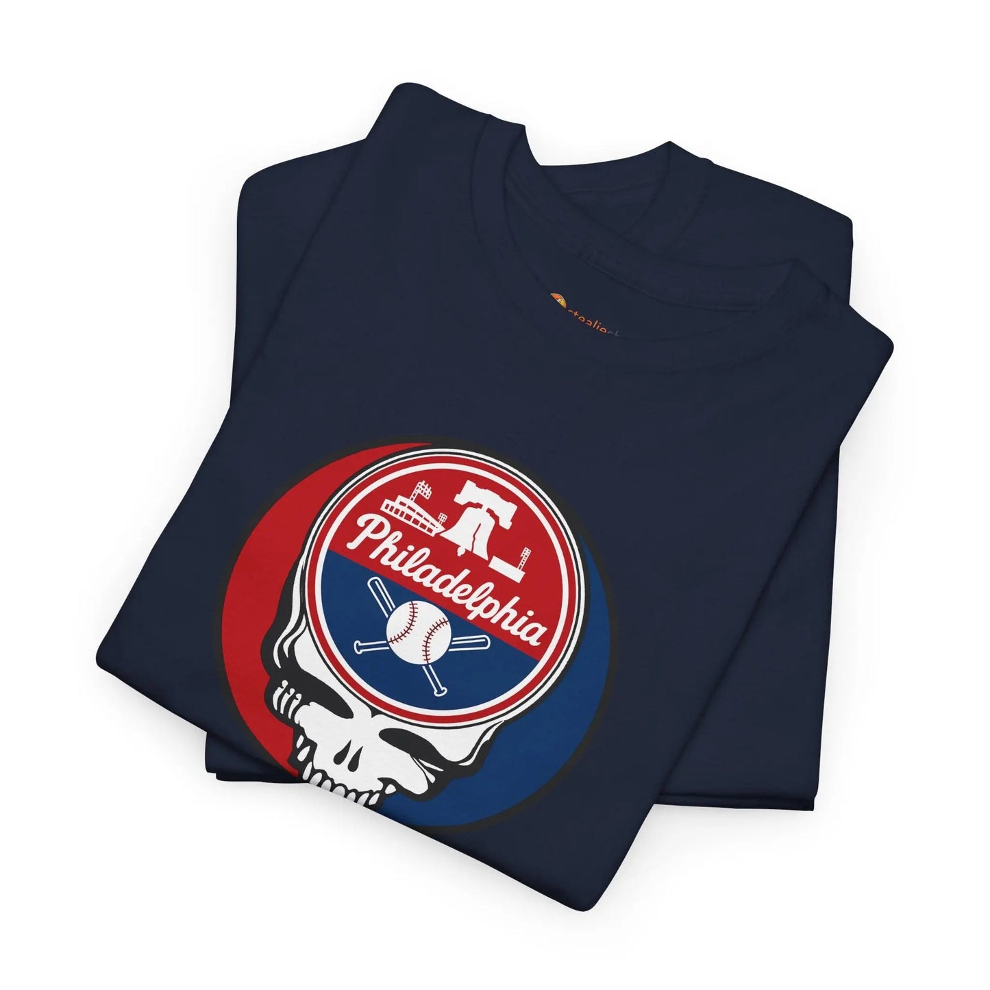 Philadelphia Phillies Grateful Dead Steal Your Face T-Shirt Ballpark Collection MLB