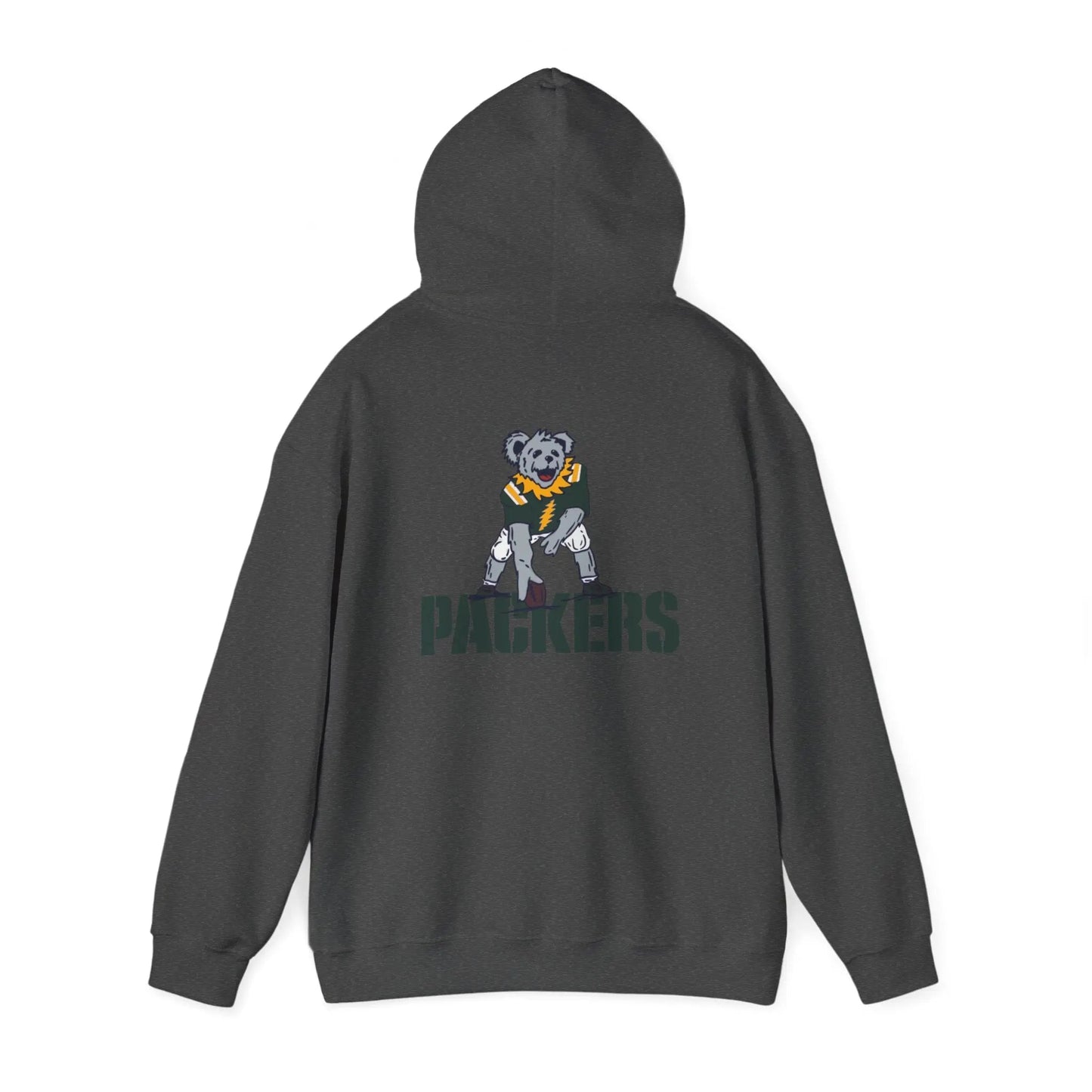 Green Bay Packers Dancing Bear Unisex Hoodie Two-Sided The Gridiron Collection