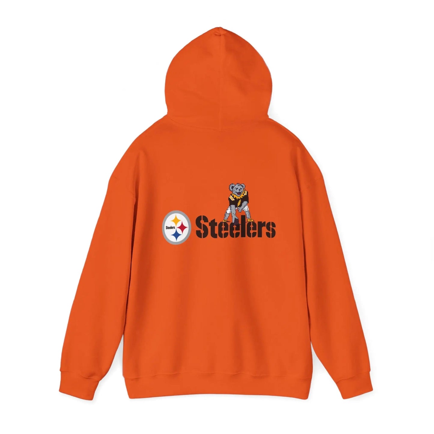 Pittsburgh Steelers Dancing Bear Two-Sided Unisex Hoodie The Gridiron Collection