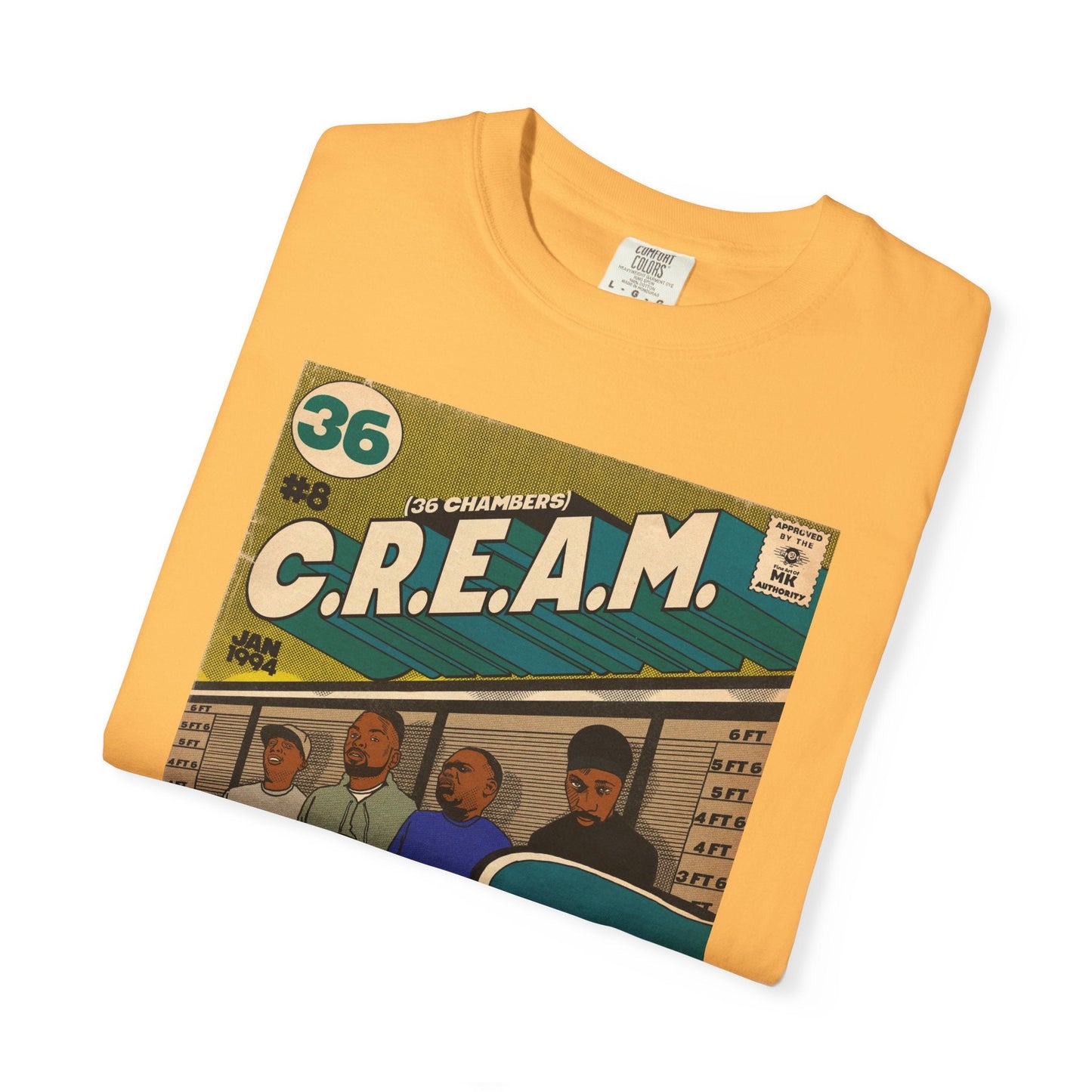 C.R.E.A.M Unisex Comfort Colors T-shirt Ring-Spun Cotton