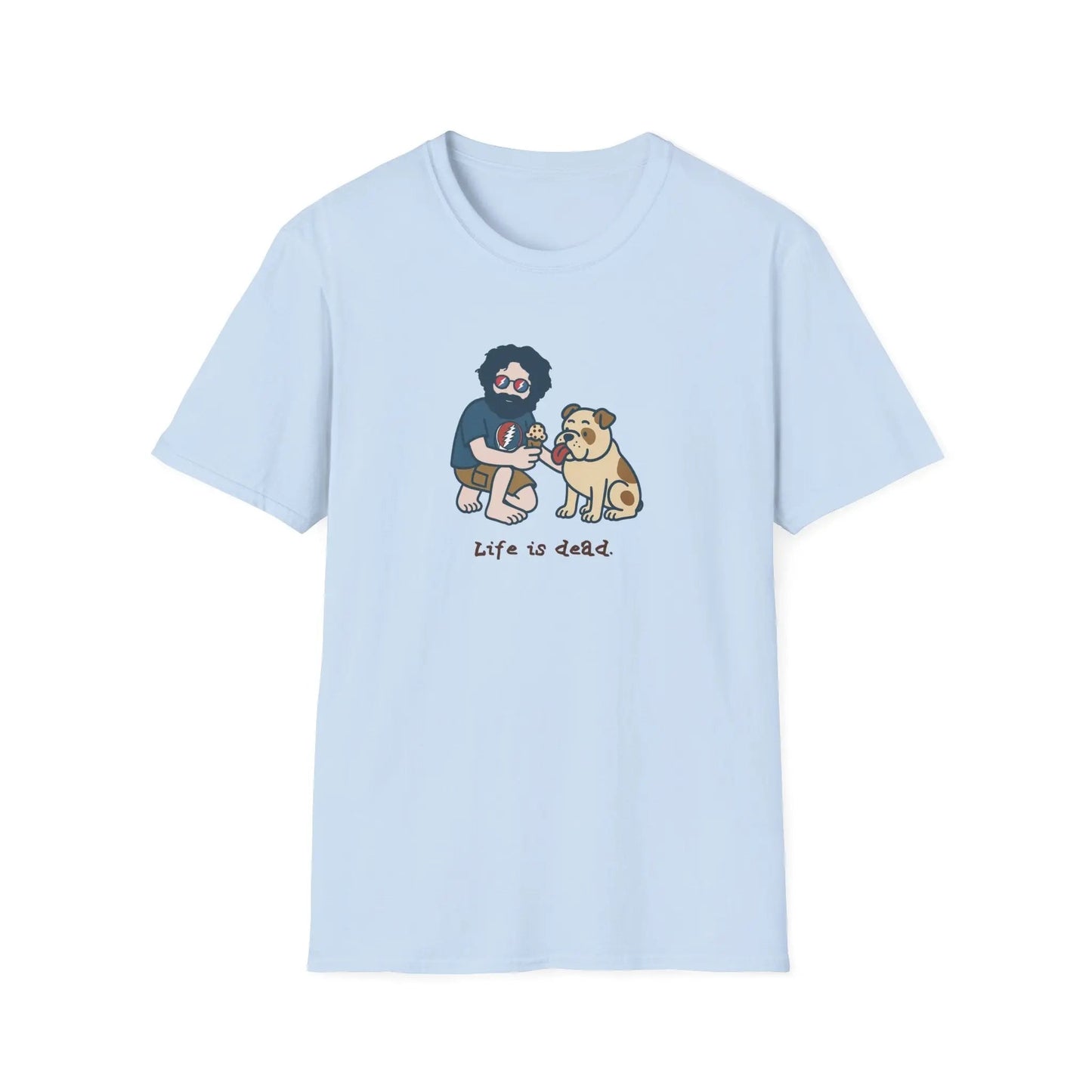 Life is dead Grateful Dead T-Shirt Jerry and Frank are Sharin'