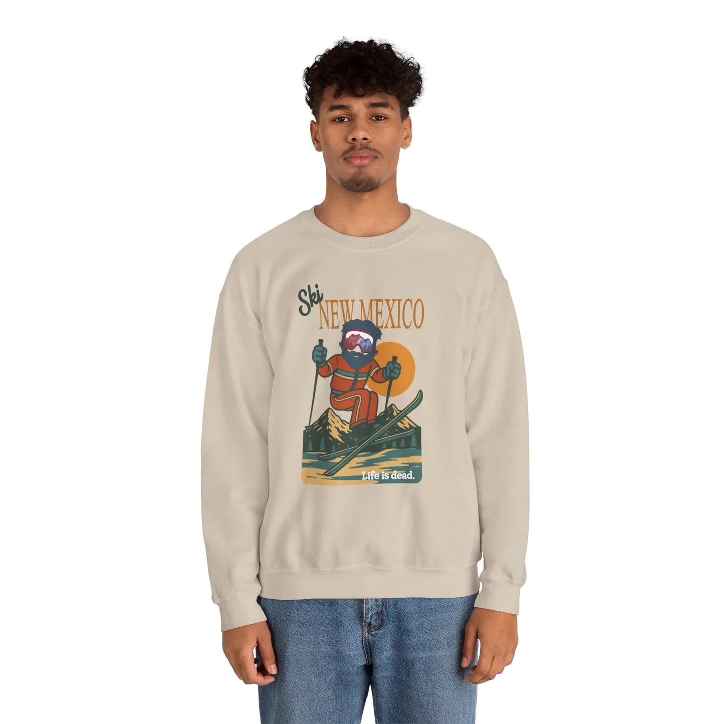 Ski New Mexico Retro Crewneck Sweatshirt