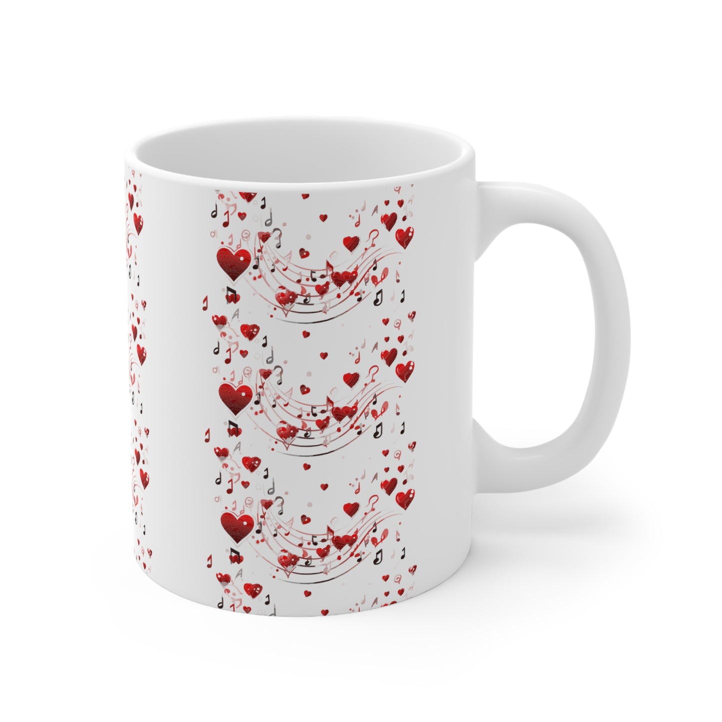 Musical Valentine's best gift ever, Ceramic Mug 11oz