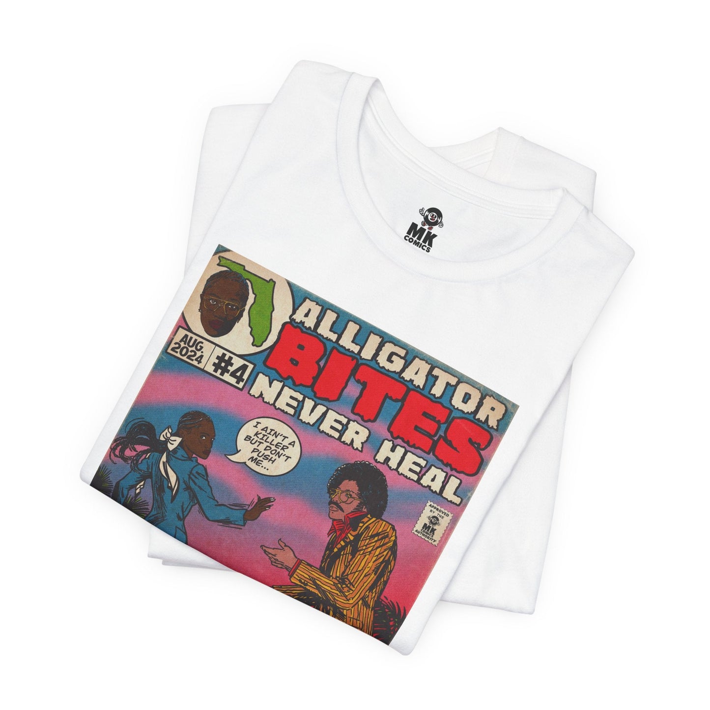 Denial is a River - Alligator Bites Unisex Jersey Short Sleeve Tee