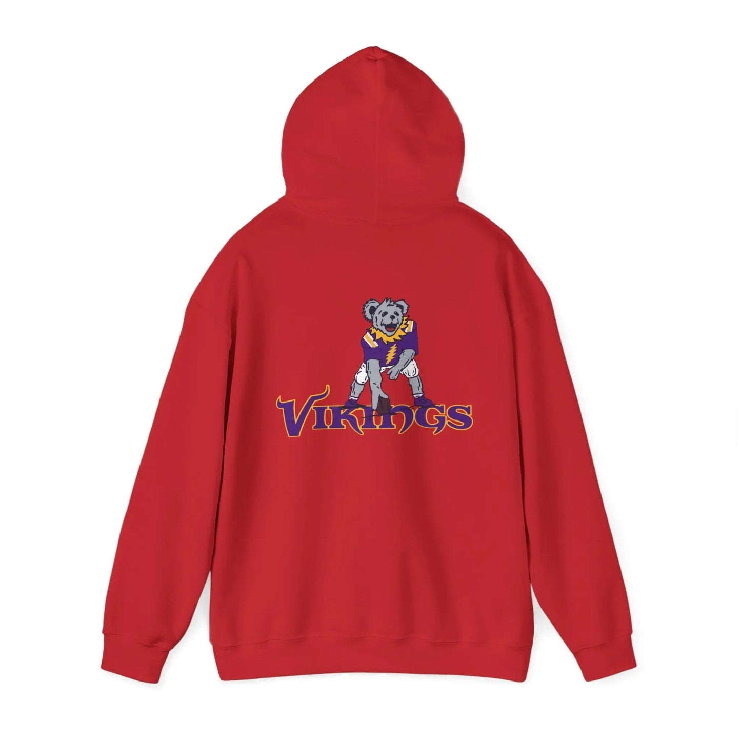 Minnesota Vikings Dancing Bear Two-Sided Unisex Hoodie The Gridiron Collection