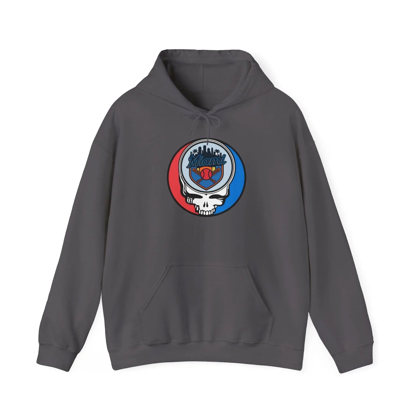 Miami Marlins Grateful Dead Unisex Heavy Blend Hoodie The Ballpark Collection
