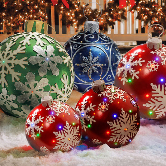 Christmas Ornament Ball PVC 60CM Inflatable Christmas Decoration
