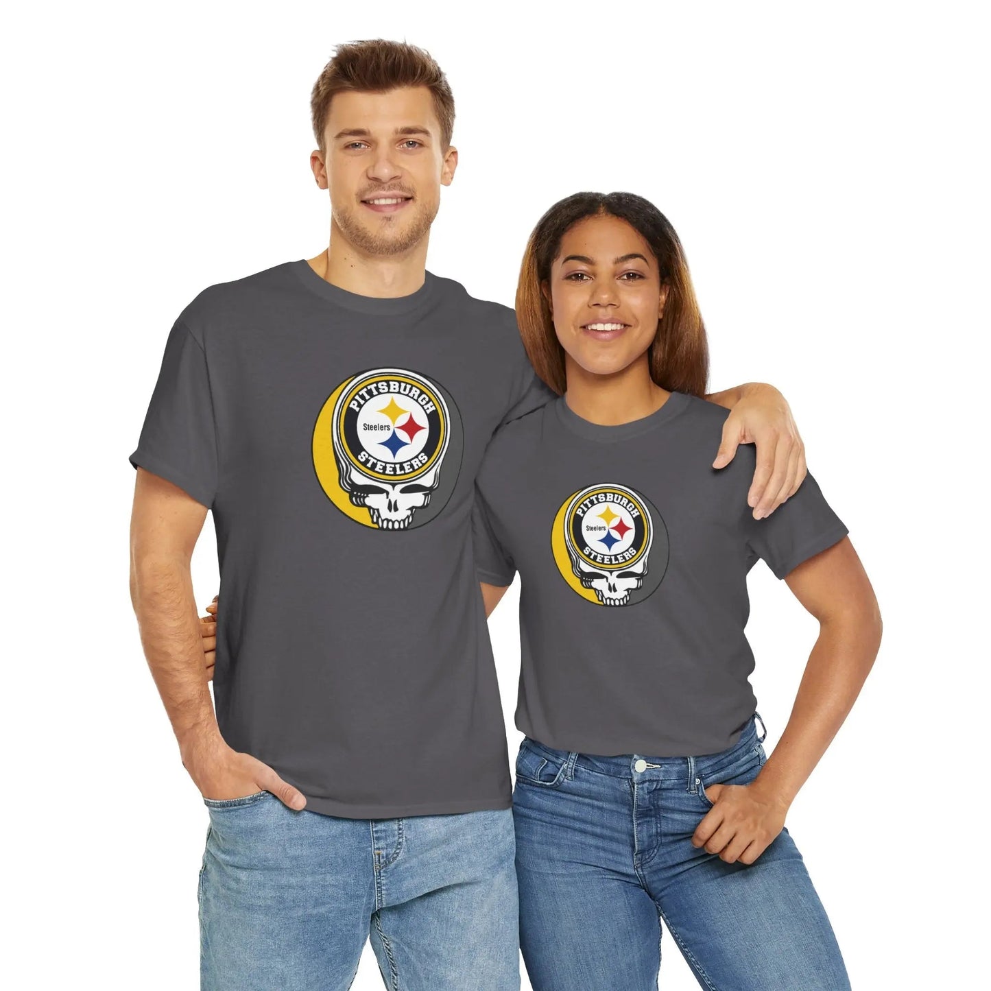 Pittsburgh Steelers Steal Your Face T-Shirt Grateful Dead The Gridiron Collection