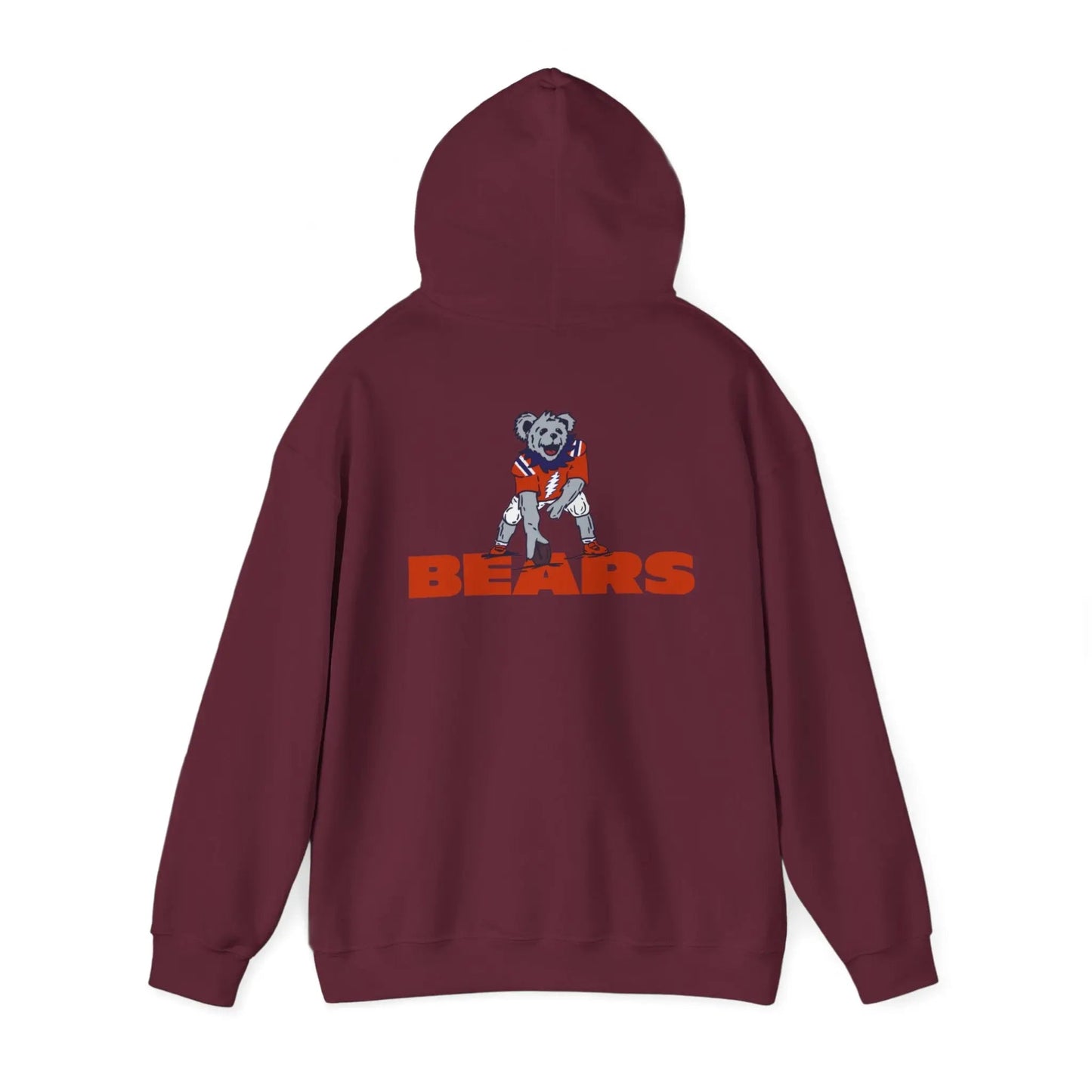 Chicago Bears Dancing Bear Unisex Hoodie Two-Sided The Gridiron Collection