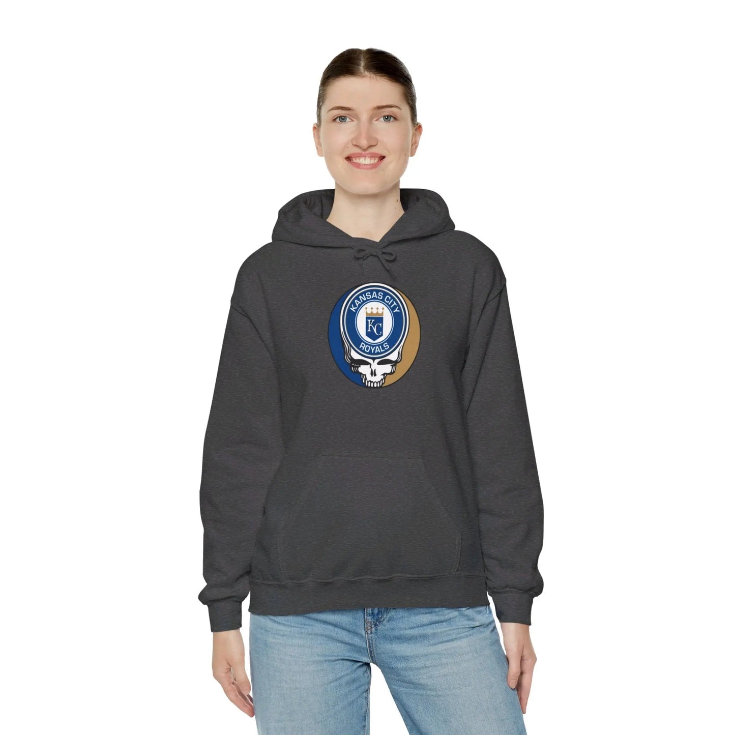 Kansas City Baseball Edition Heavy Blend Hoodie Unisex The Ballpark Collection Grateful Dead