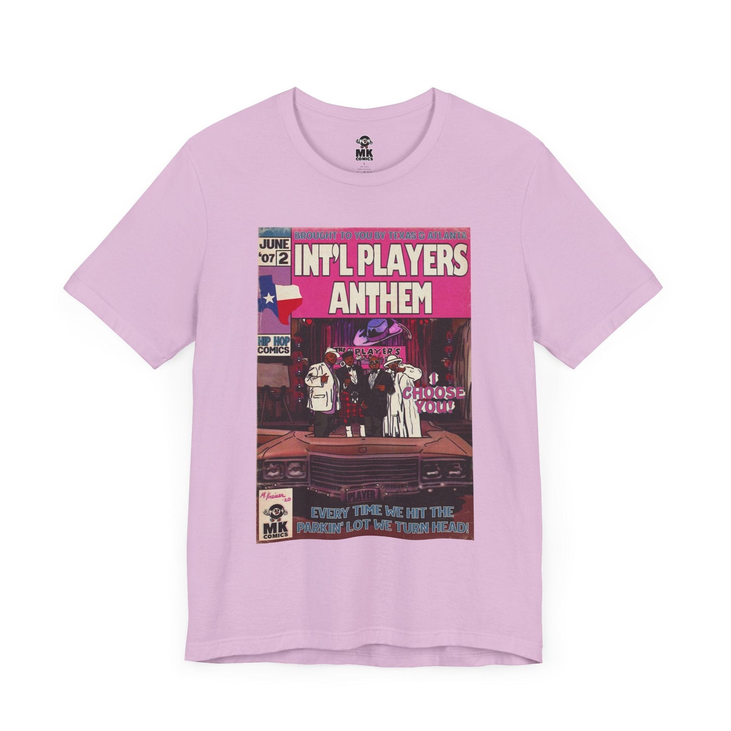 Unisex Jersey Short Sleeve Tee Int’l Players Anthem Bella+Canvas