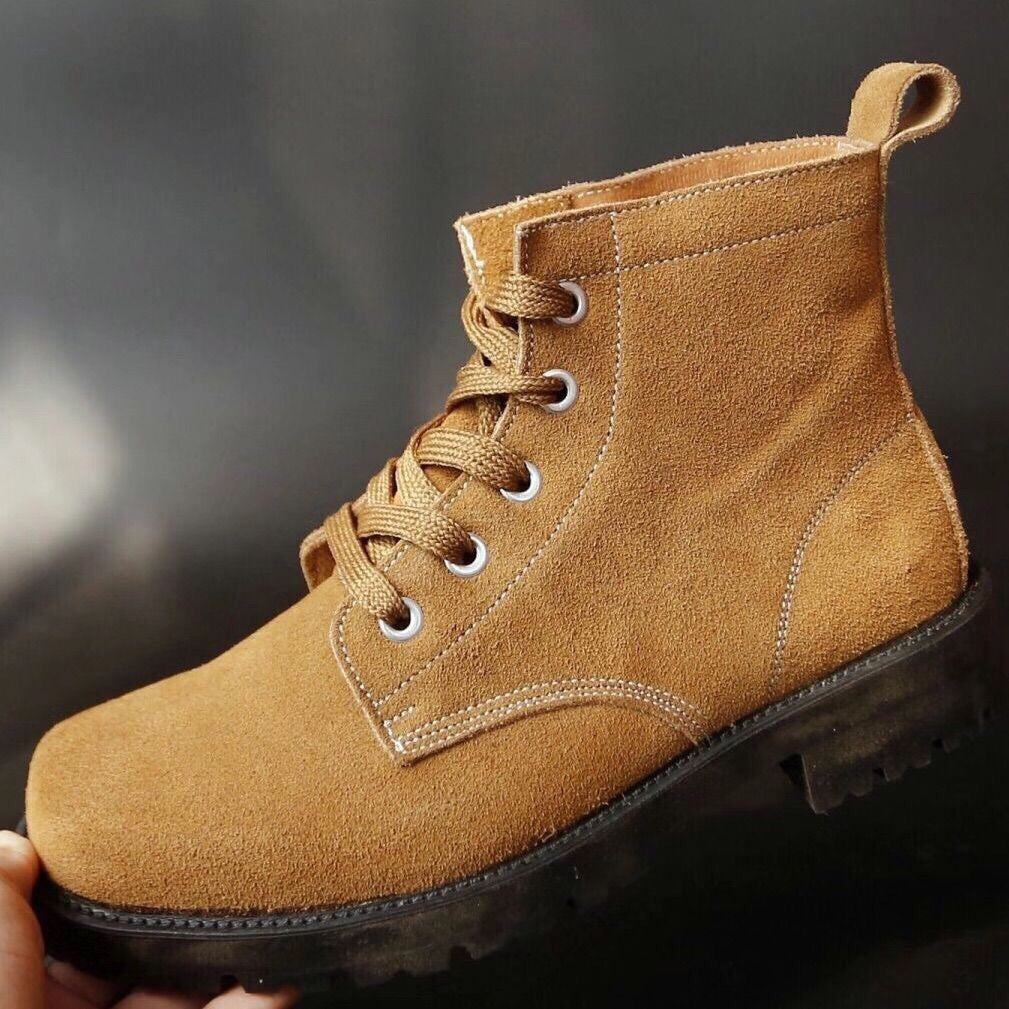 Fluffy Breathable Big-Head Construction-Site Safety Shoes