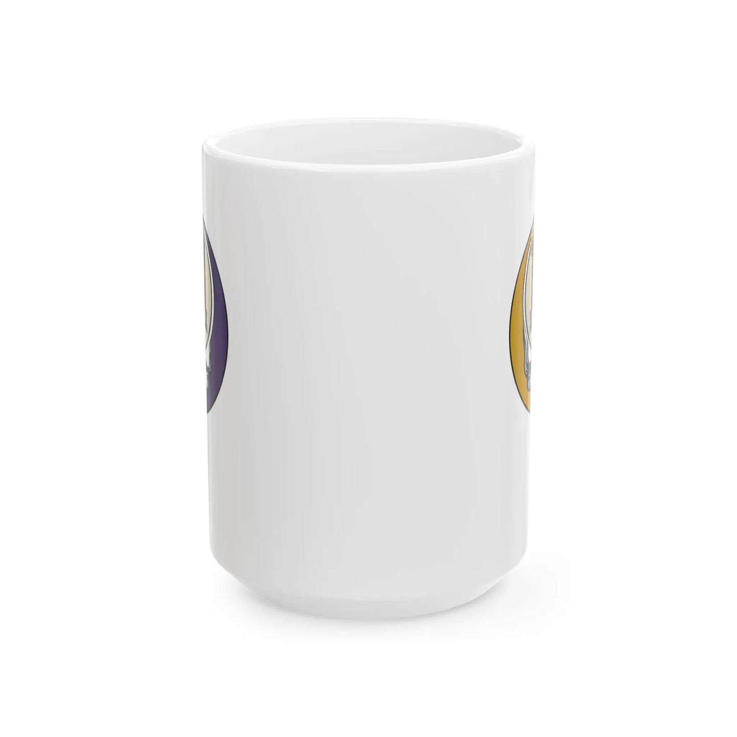 Baltimore Ravens Stealie Ceramic Coffee Mug Durable White Ceramic The Gridiron Collection