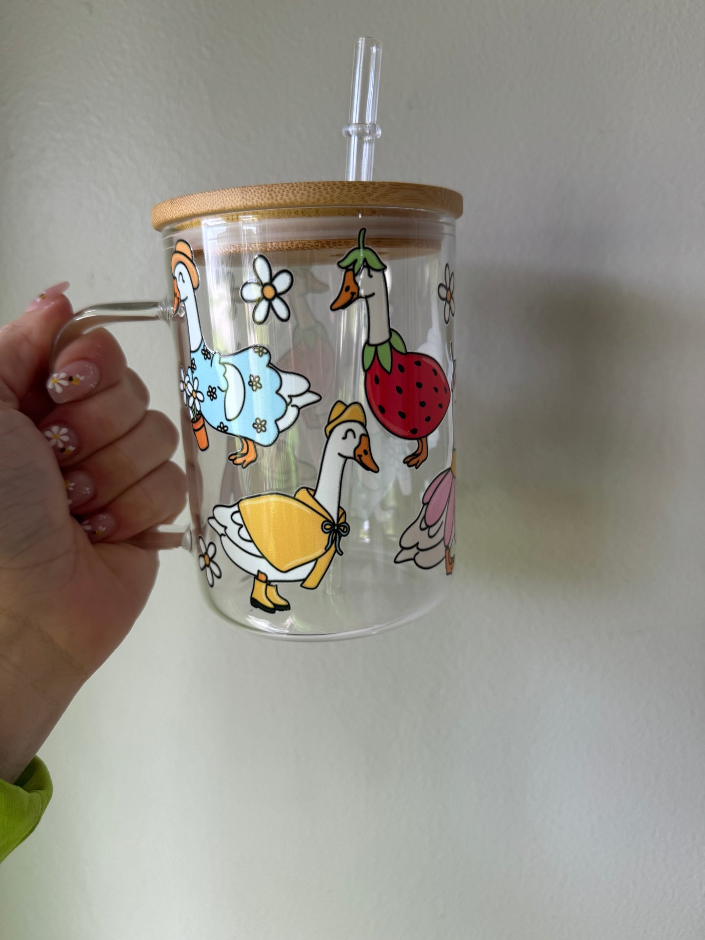 Silly Spring Goose Quirky Mug Sawdust and Cedar