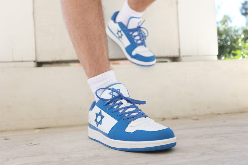 Air Maccabees Blue Low Top Shoes