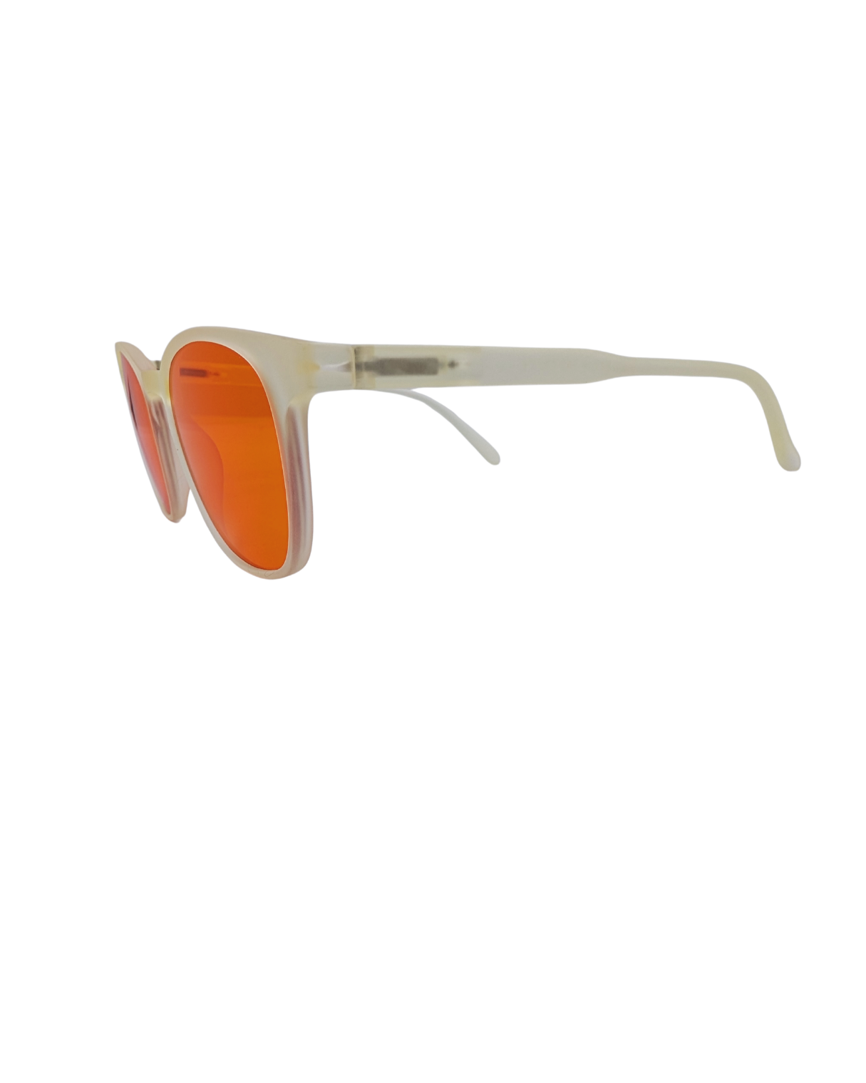 Blue Light Blocking White Frame Sleep Glasses Cloudwalkerz