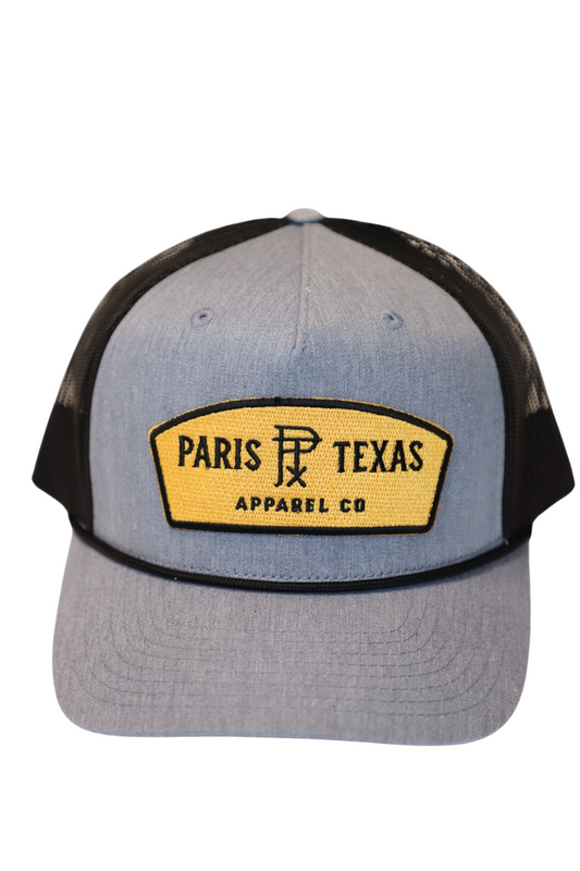 PTX Patch Heather Grey Cotton/Polyester Trucker Hat