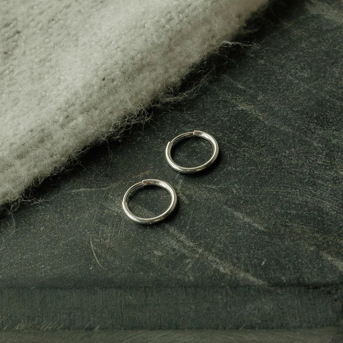 Endless Hoops Dainty Hoop Earrings Sela Designs