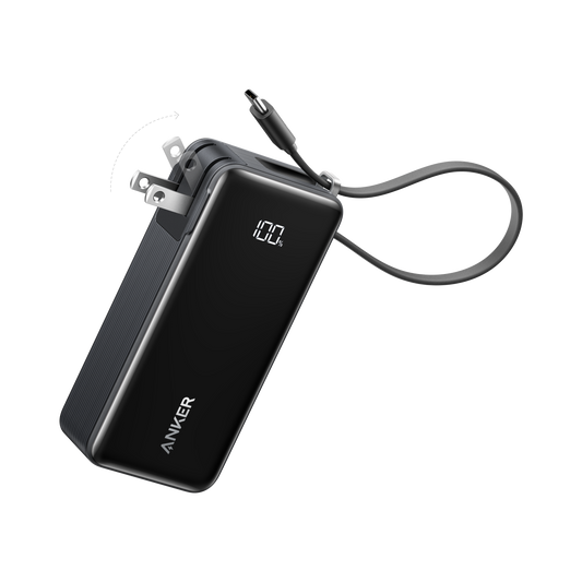 Anker Power Bank 10,000mAh Fusion Built-In Cable