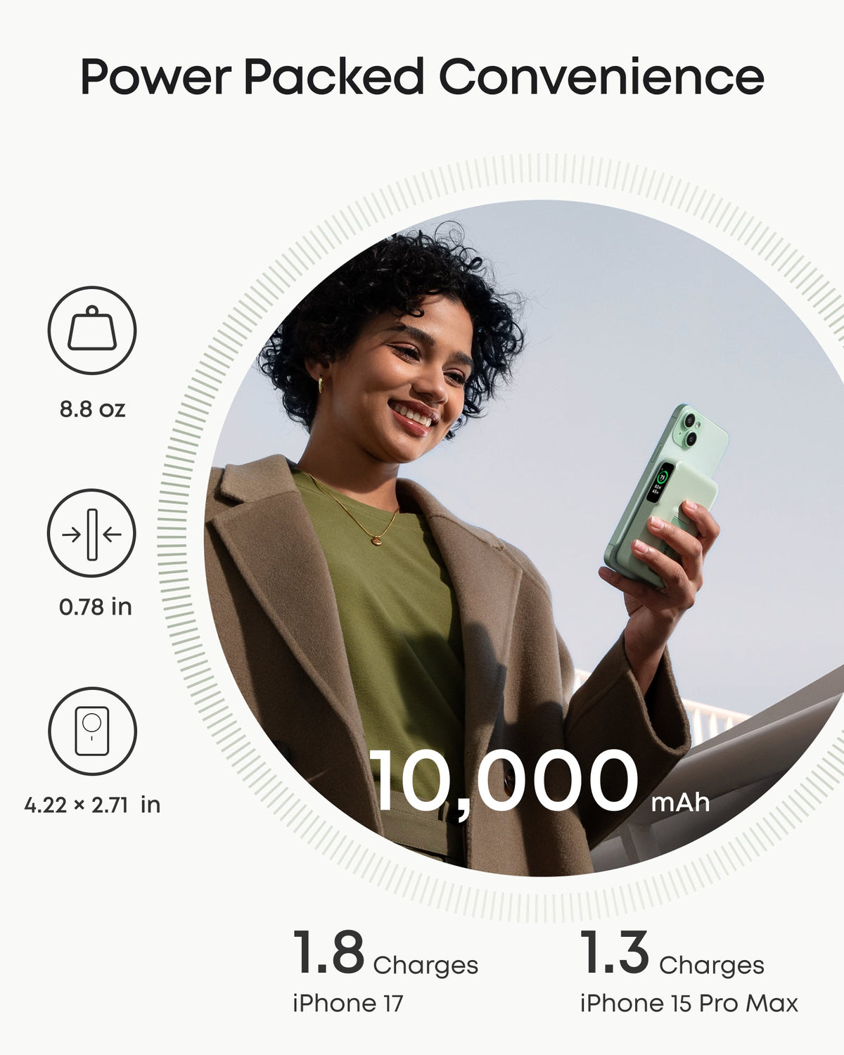 Anker MagGo 10,000mAh Wireless Power Bank Qi2 Certified
