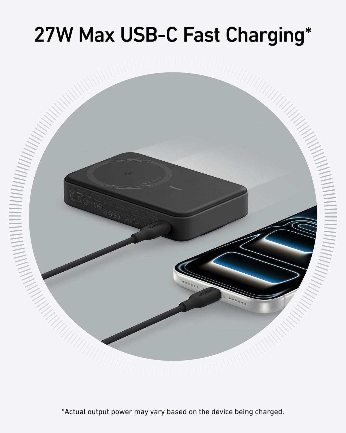 Anker MagGo 10,000mAh Wireless Power Bank Qi2 Certified