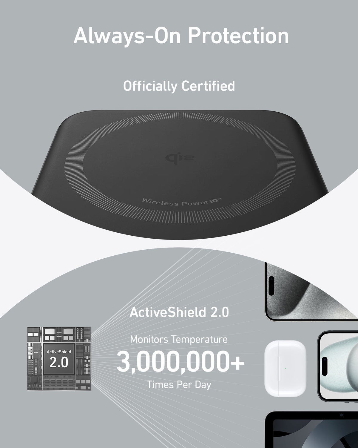 Anker MagGo 10,000mAh Wireless Power Bank Qi2 Certified