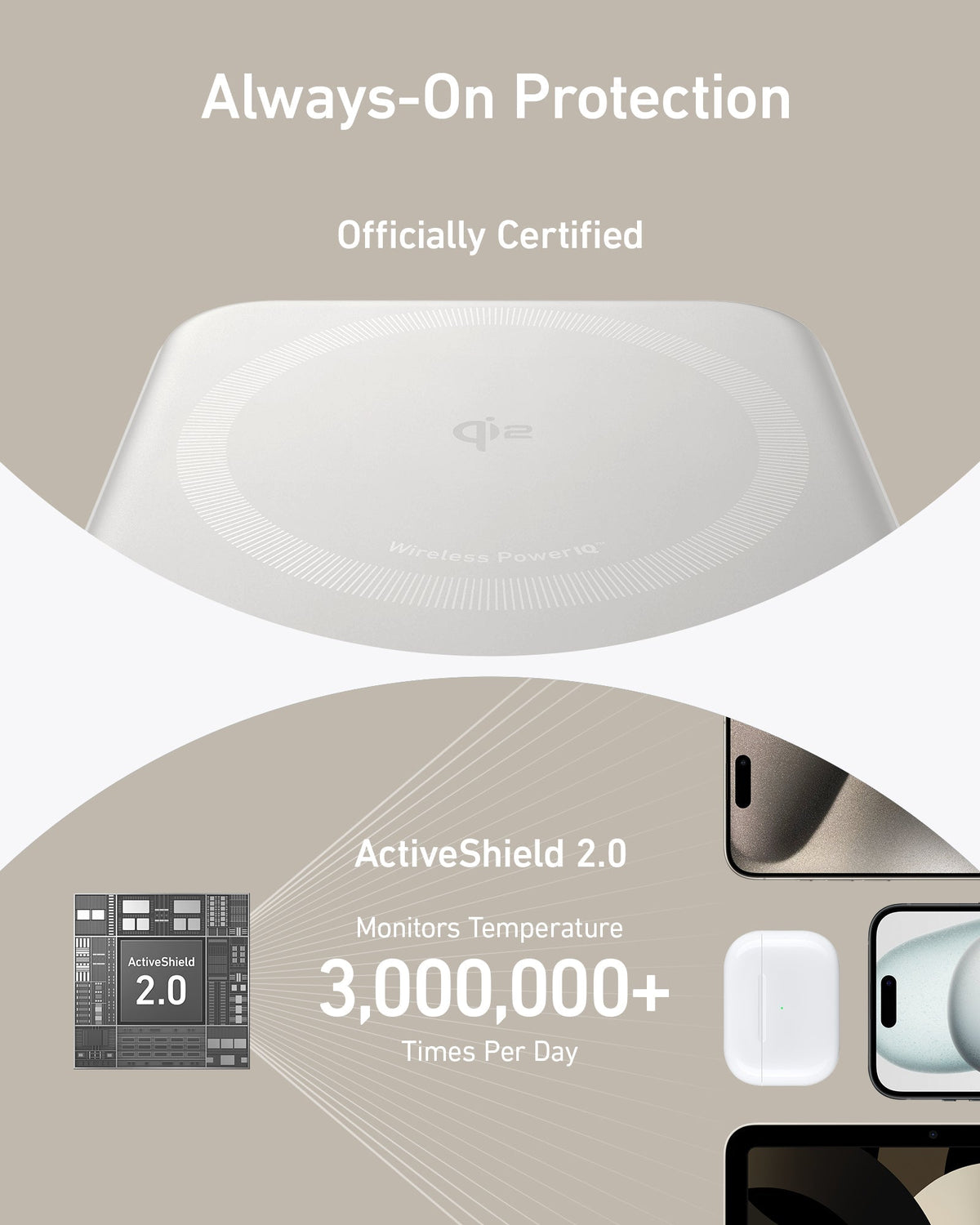 Anker MagGo 10,000mAh Wireless Power Bank Qi2 Certified