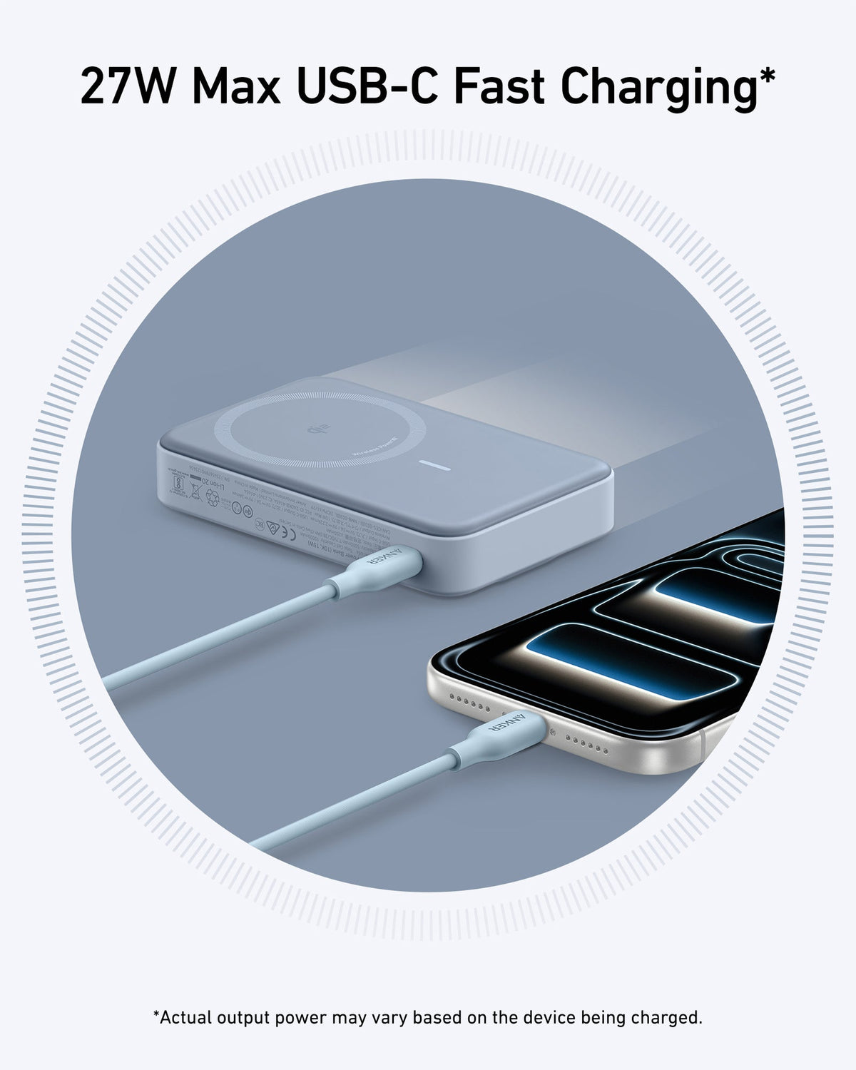 Anker MagGo 10,000mAh Wireless Power Bank Qi2 Certified
