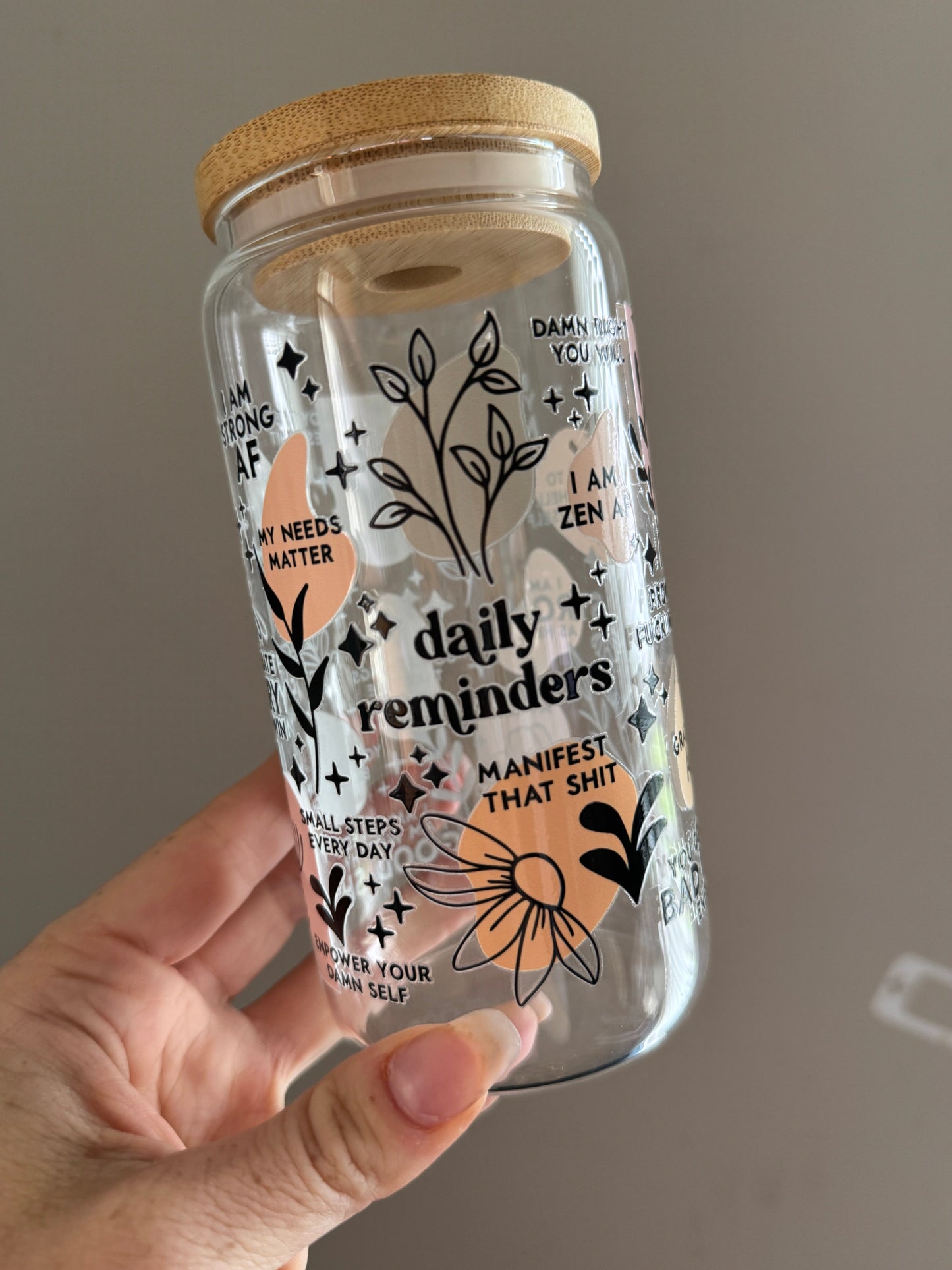 Daily Reminders Bad Bitch Energy Product Sawdust and Cedar