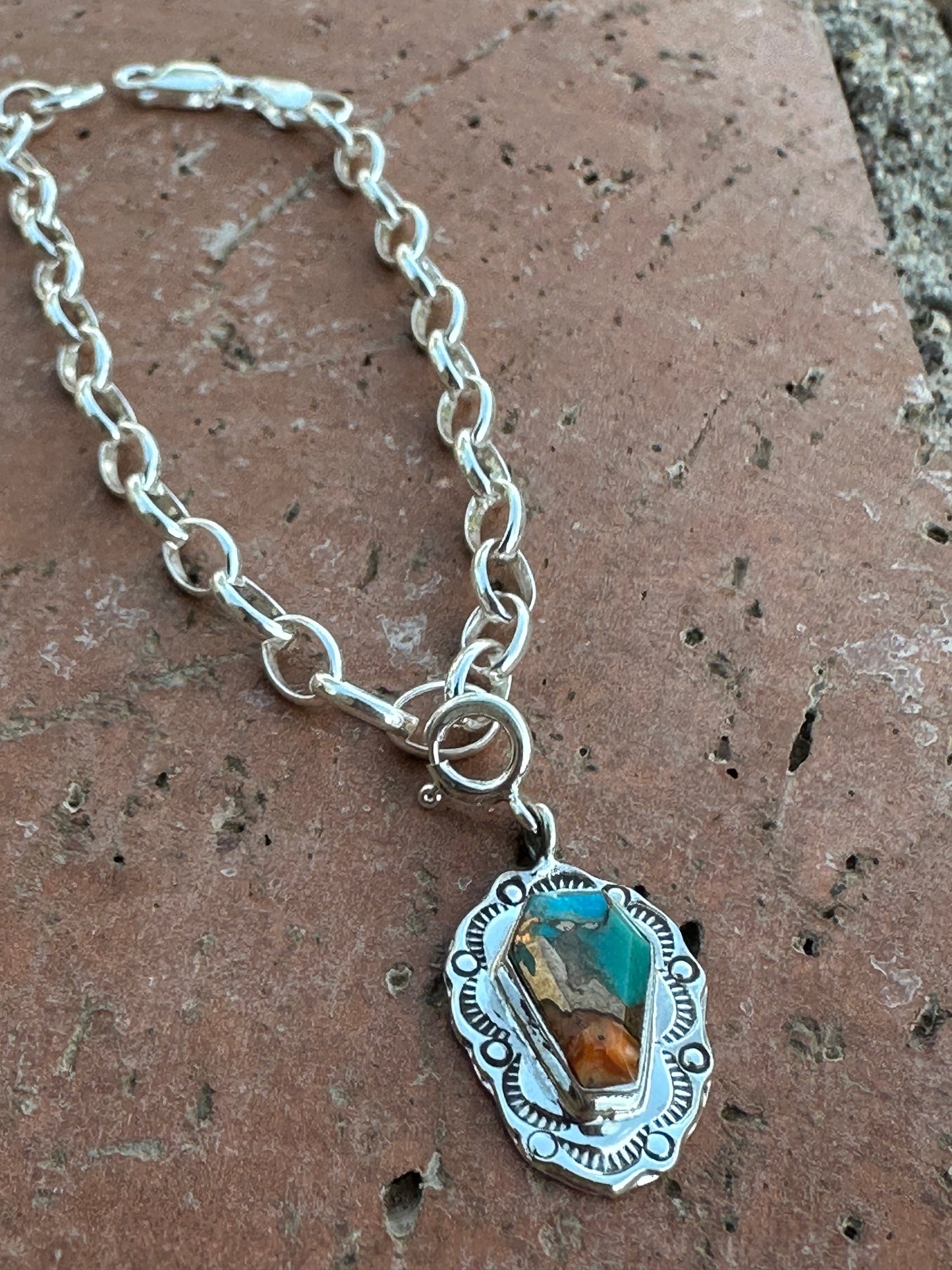 Sterling Silver Spice Coffin Charm Halloween Collection Nizhoni Traders LLC