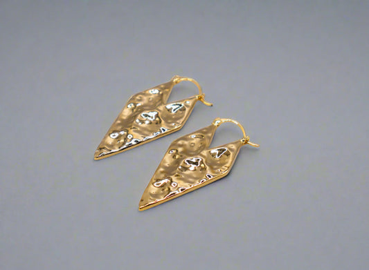 Gold Geometry Glam Modern Gold Geometric Earrings Le Reussi