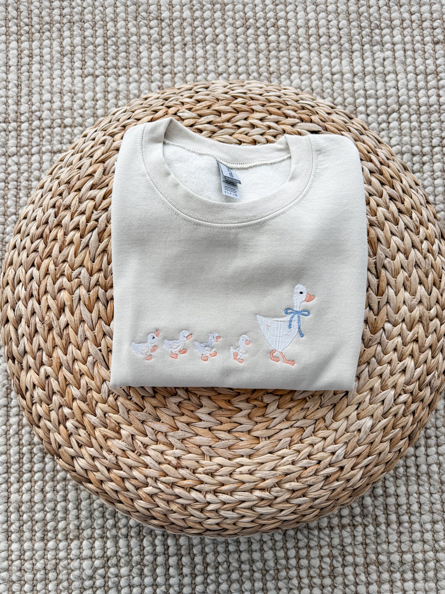 Mama Goose + Gosling Embroidered Mama Crewneck