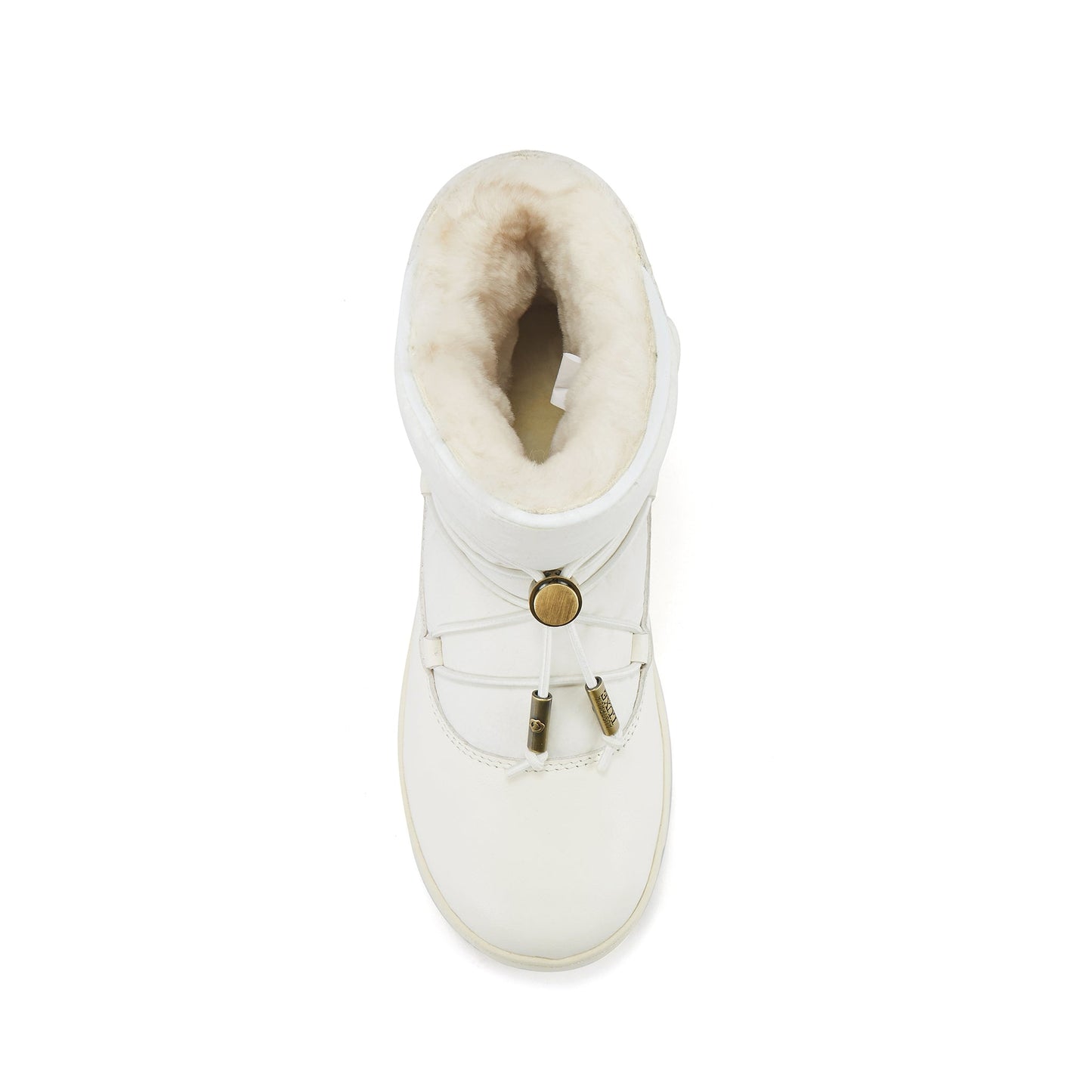 Ankle Height Sheepskin Fur Lined Snow Boot Adeline Pale