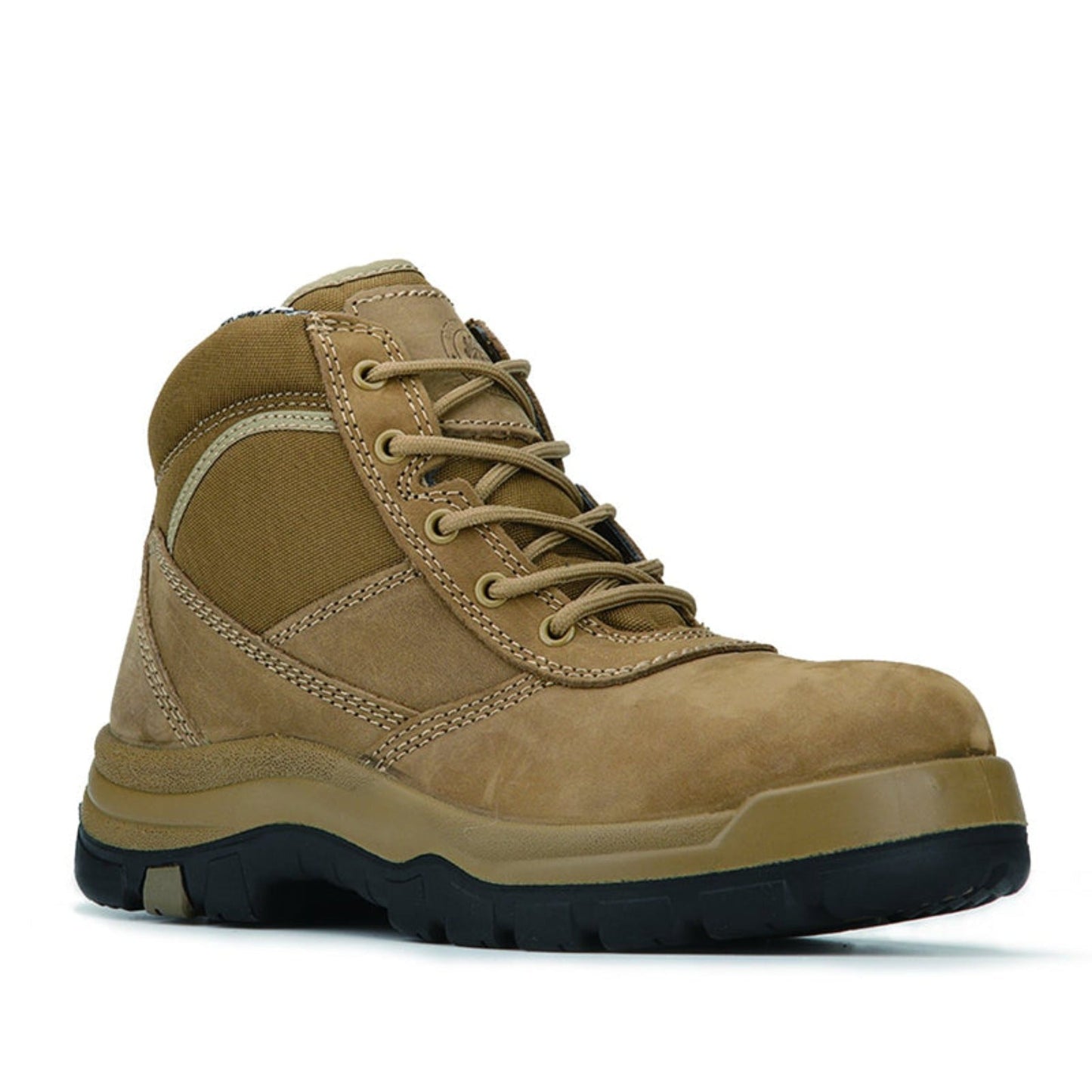 Steel Toe Brown 6 Inch Leather Work Boots ROCKROOSTER AK250
