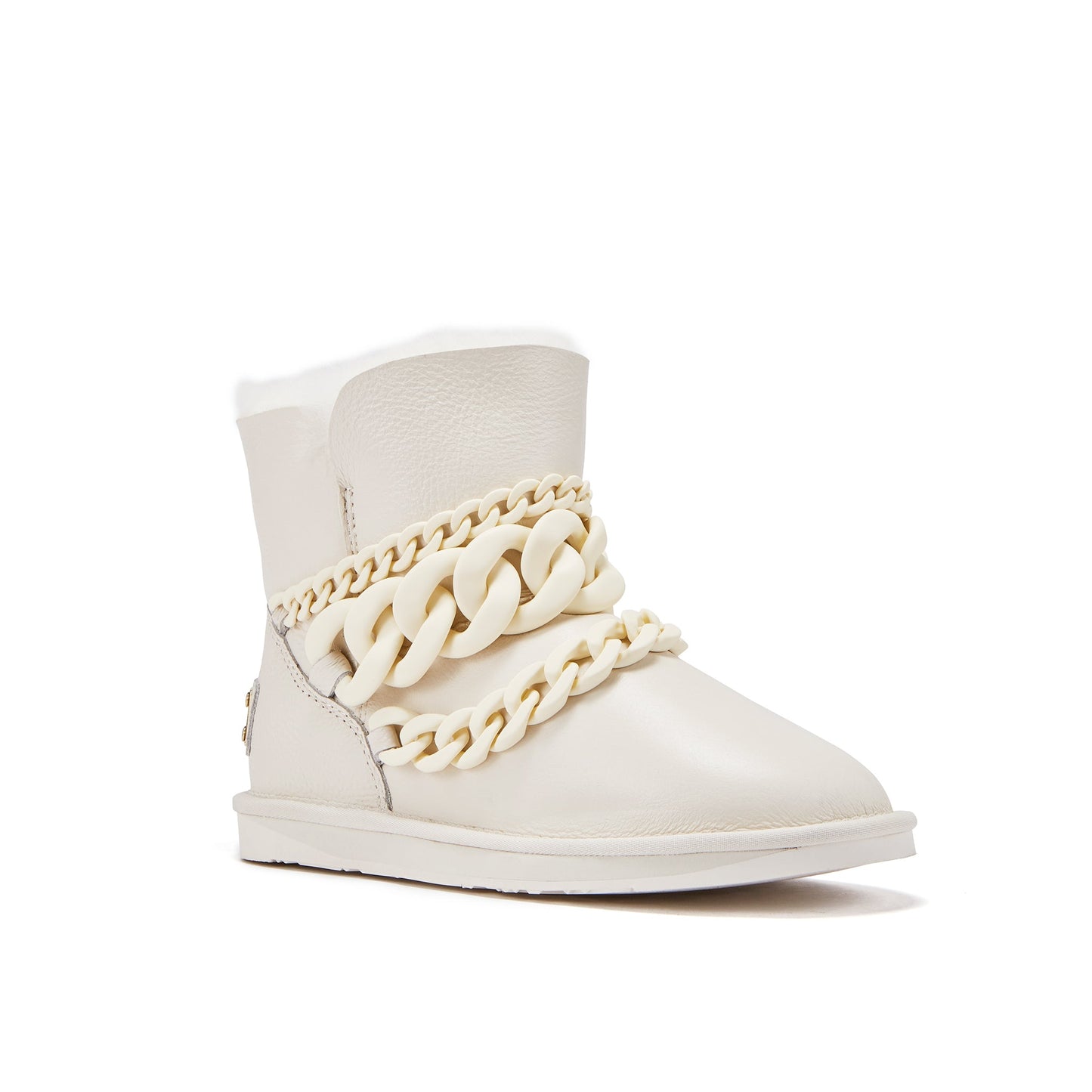 Alice Pale Soft Leather Short Cut Shoes Australia Luxe Collective