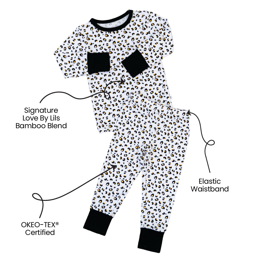 Allie Leopard Bamboo Long Sleeve 2-Piece Set