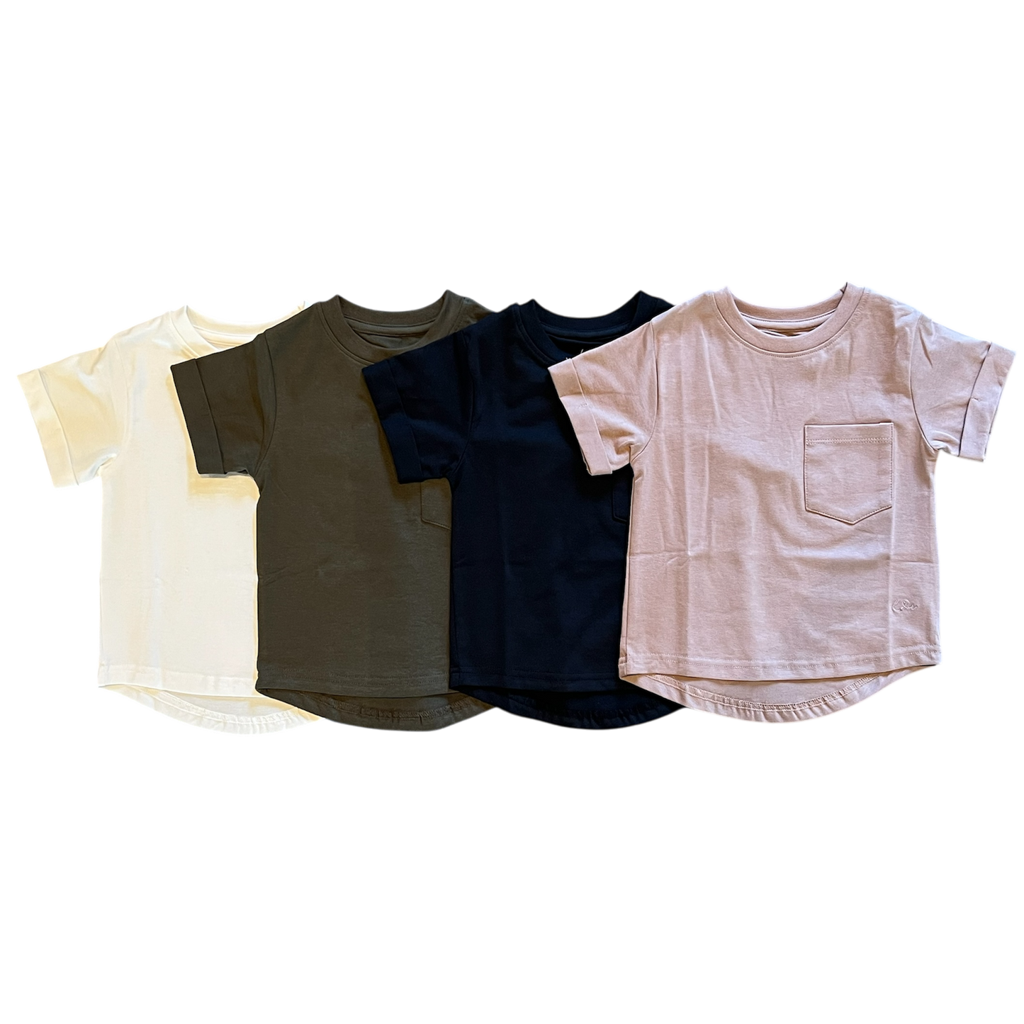 Olive Boxy Fit Kids Tee T-shirt Laree + Co.